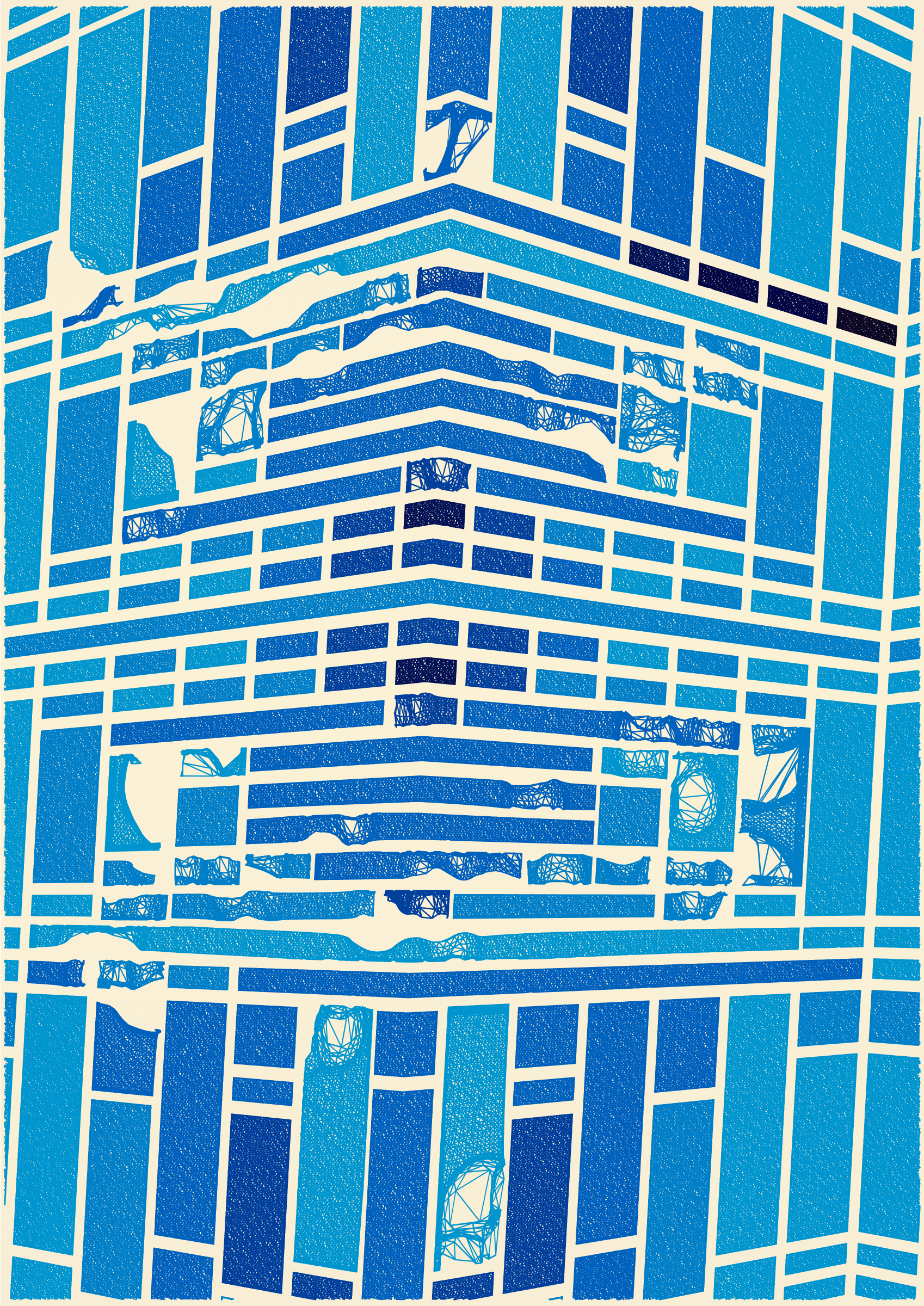 Art Blocks - Art Blocks v2 - Edifice #730 - NFT # 204000730