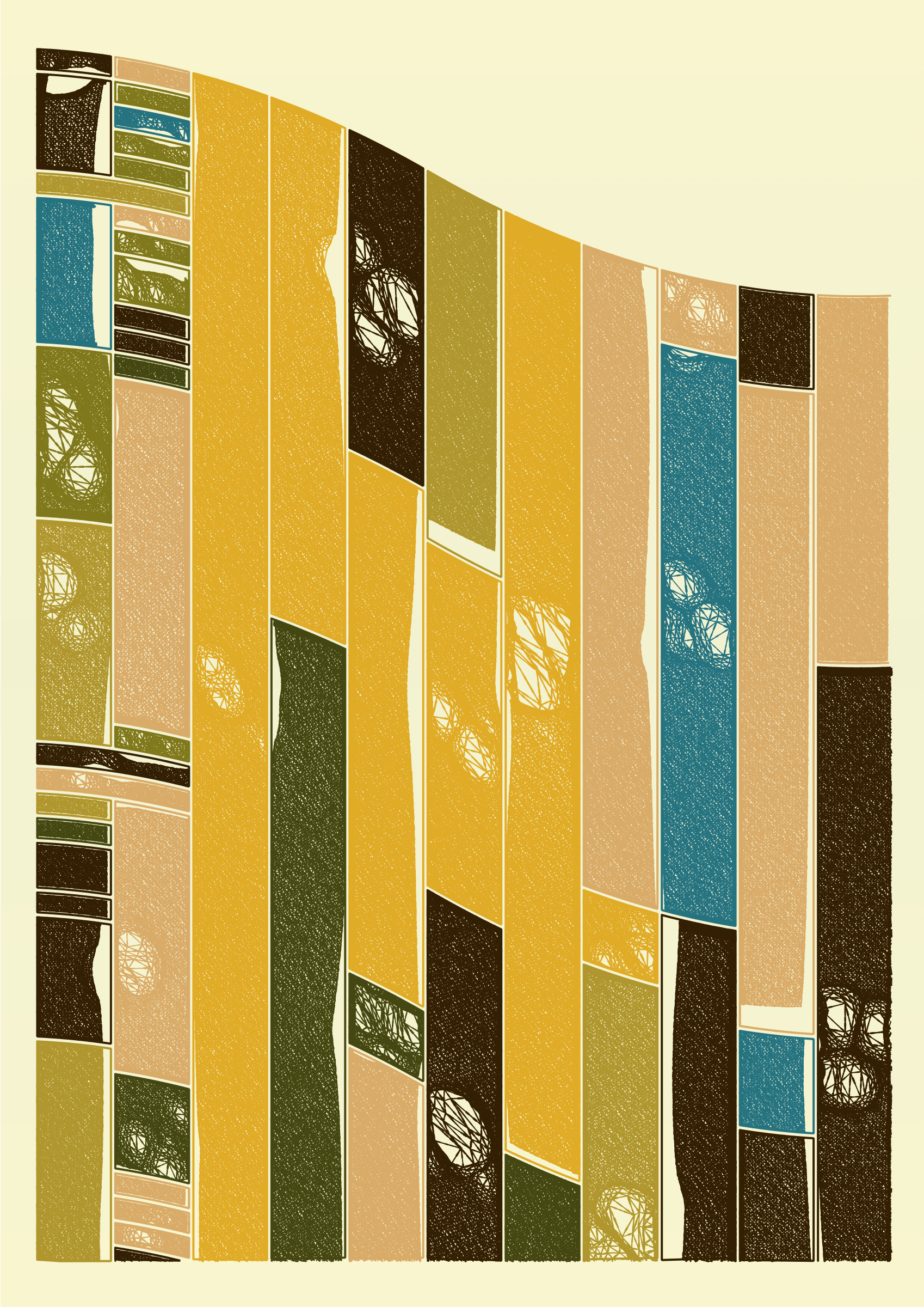 Art Blocks - Art Blocks v2 - Edifice #732 - NFT # 204000732