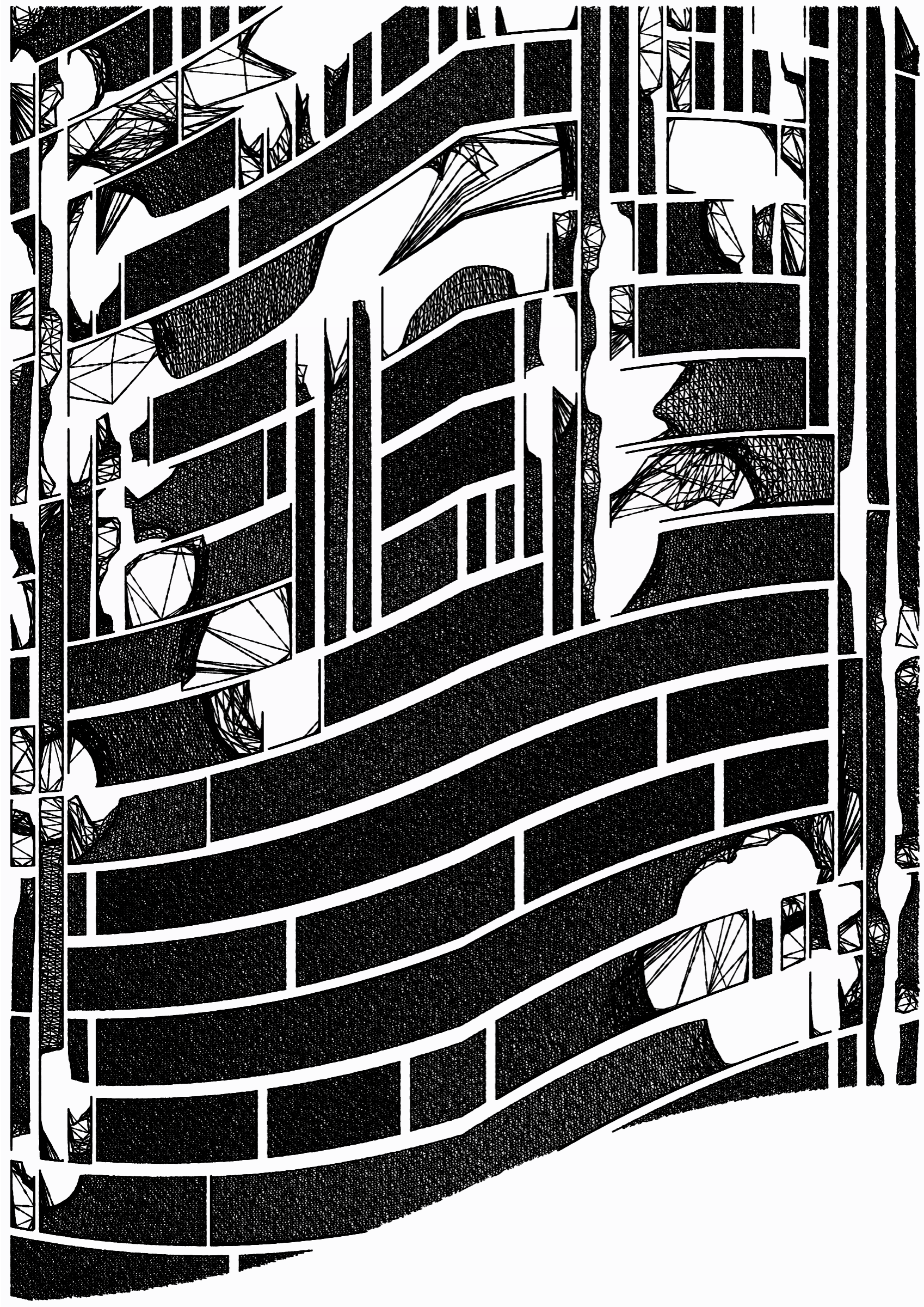 Art Blocks - Art Blocks v2 - Edifice #740 - NFT # 204000740