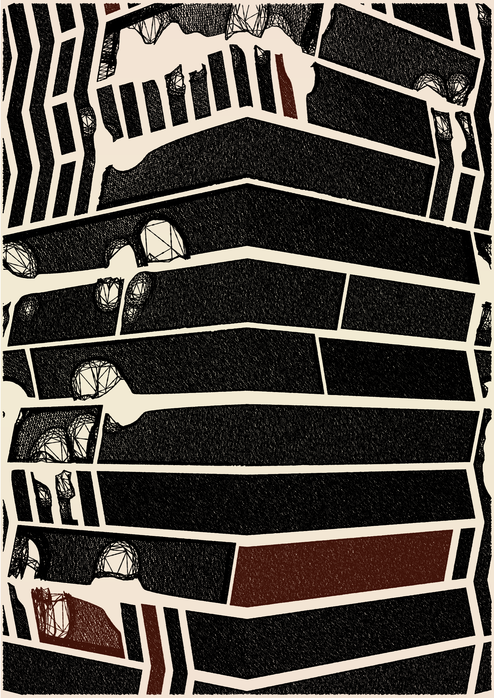 Art Blocks - Art Blocks v2 - Edifice #743 - NFT # 204000743