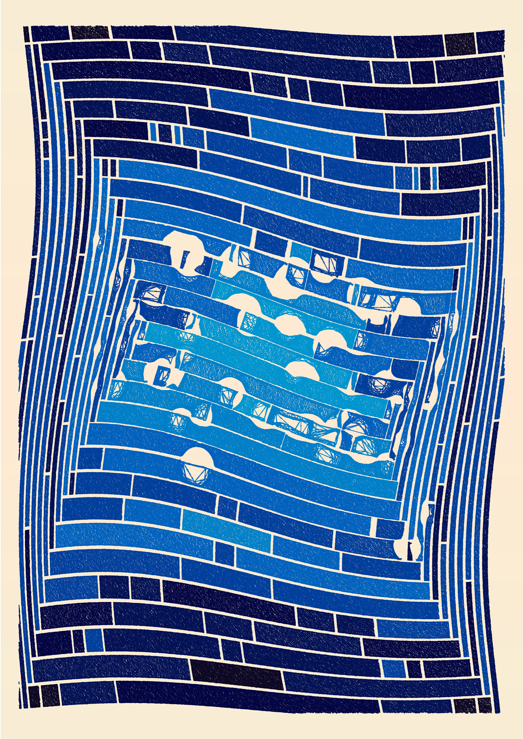 Art Blocks - Art Blocks v2 - Edifice #746 - NFT # 204000746