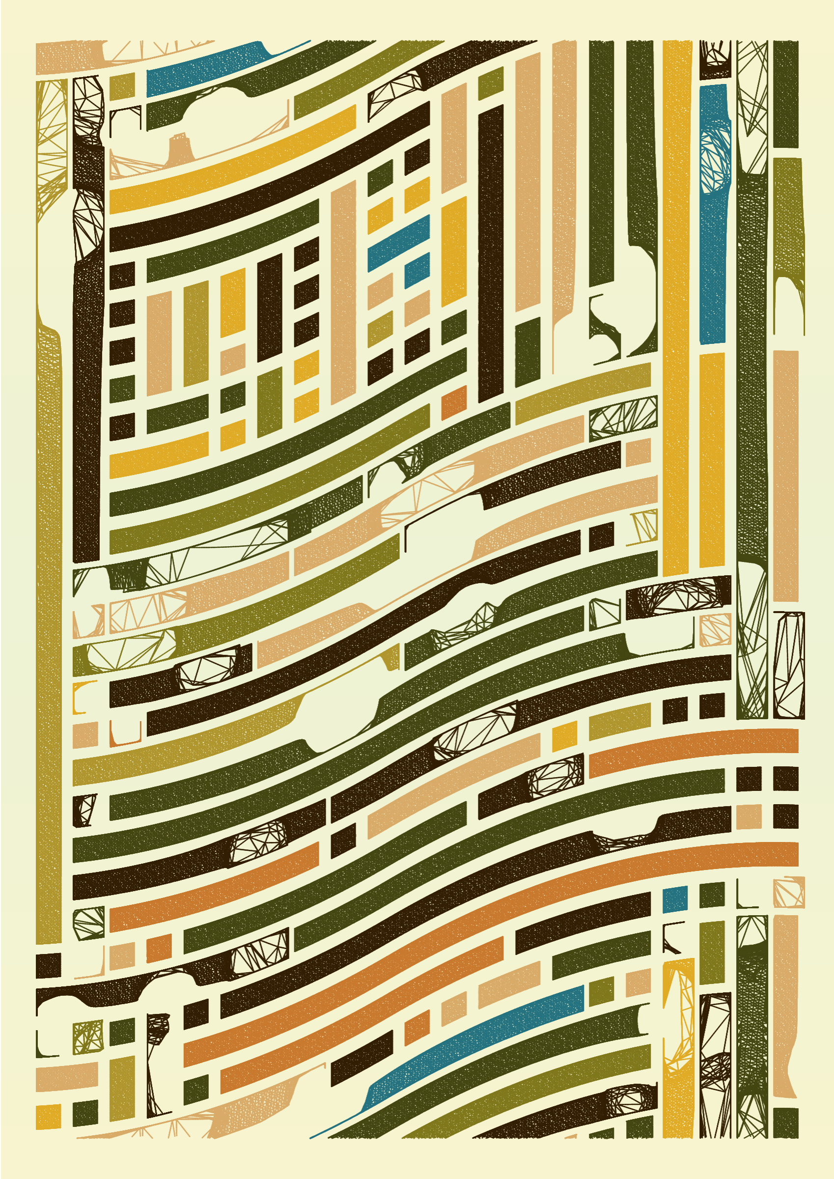 Art Blocks - Art Blocks v2 - Edifice #751 - NFT # 204000751