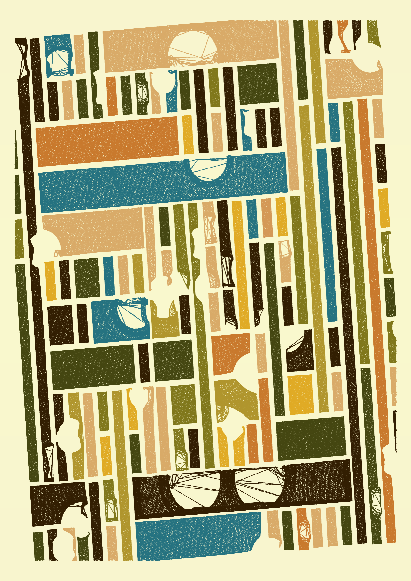 Art Blocks - Art Blocks v2 - Edifice #752 - NFT # 204000752