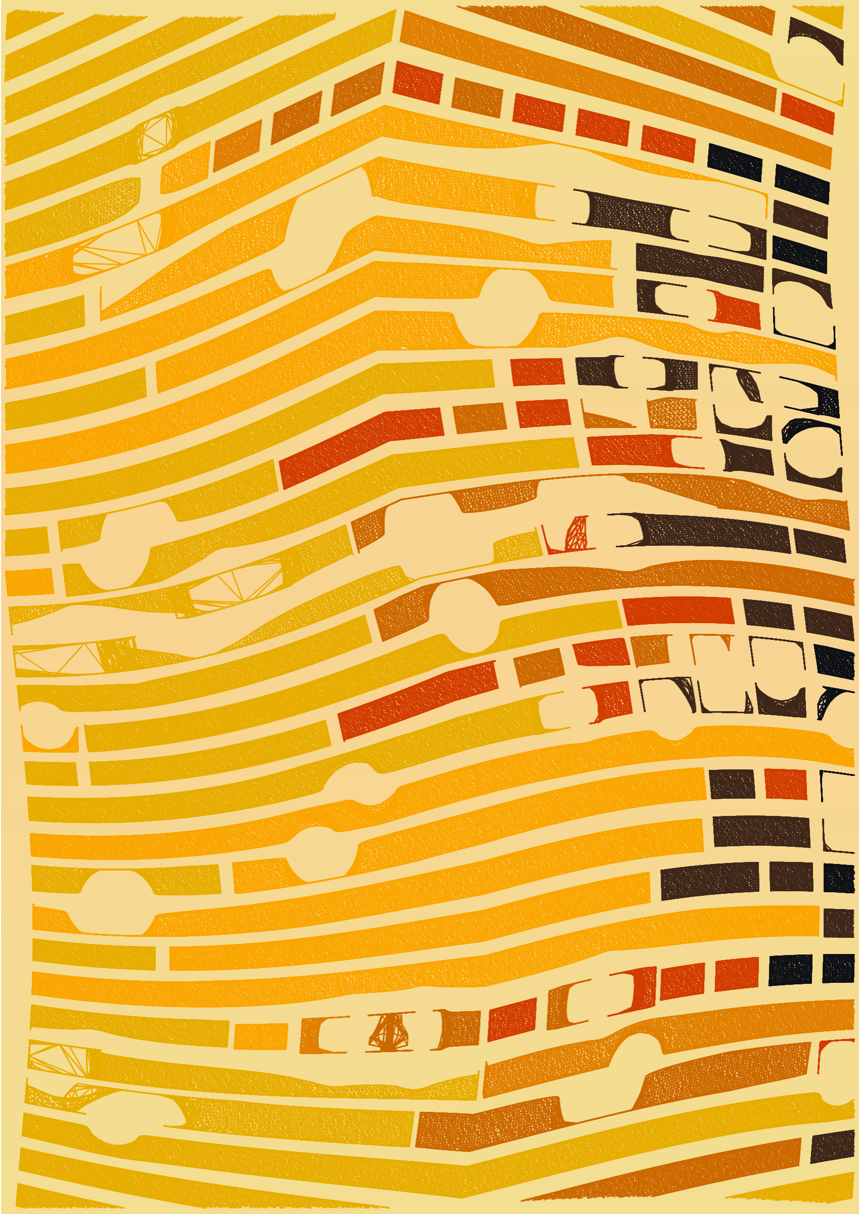 Art Blocks - Art Blocks v2 - Edifice #768 - NFT # 204000768