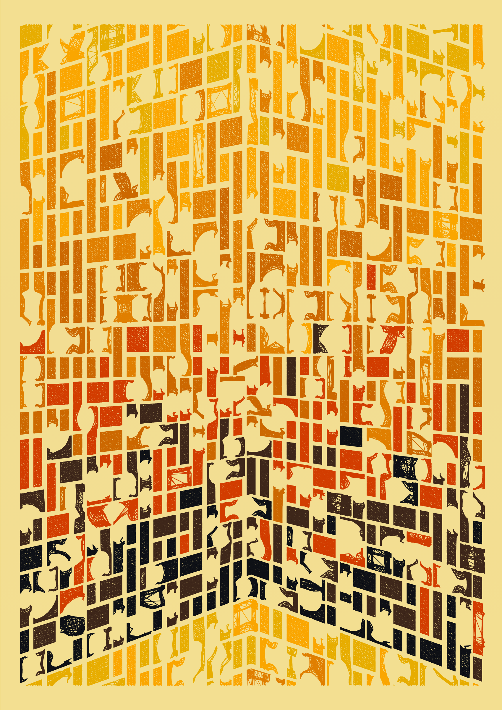 Art Blocks - Art Blocks v2 - Edifice #771 - NFT # 204000771