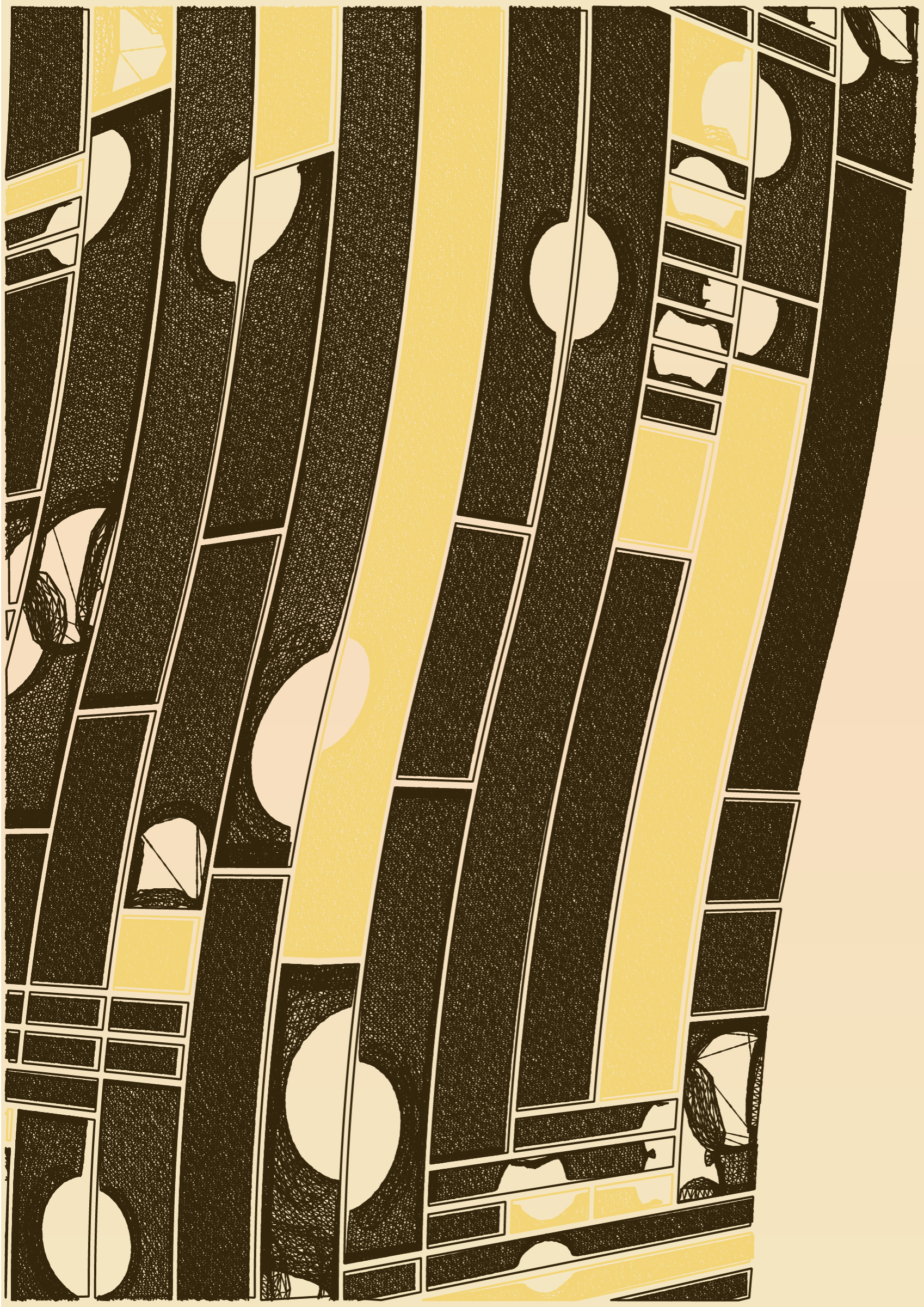 Art Blocks - Art Blocks v2 - Edifice #772 - NFT # 204000772