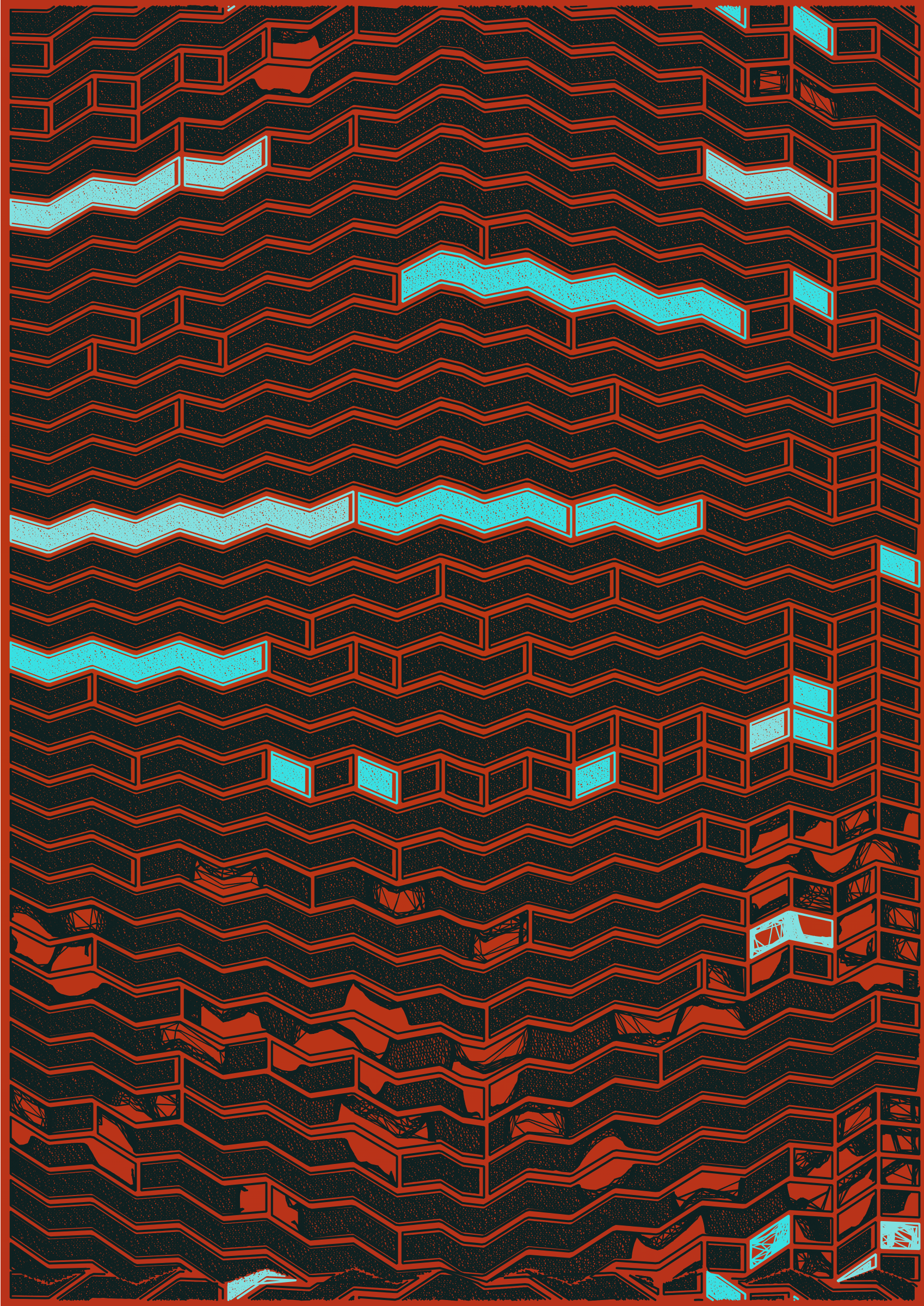 Art Blocks - Art Blocks v2 - Edifice #777 - NFT # 204000777