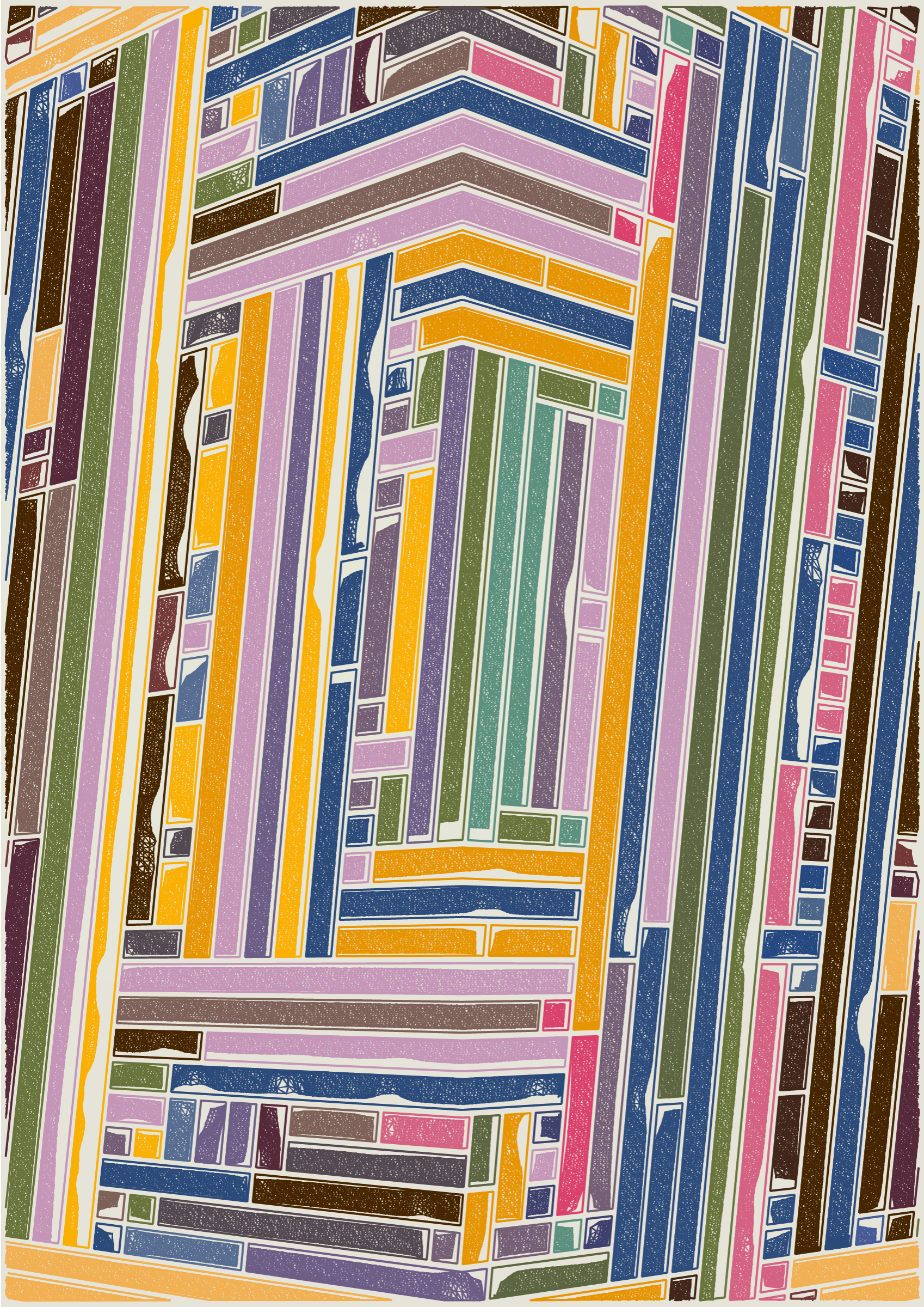 Art Blocks - Art Blocks v2 - Edifice #778 - NFT # 204000778