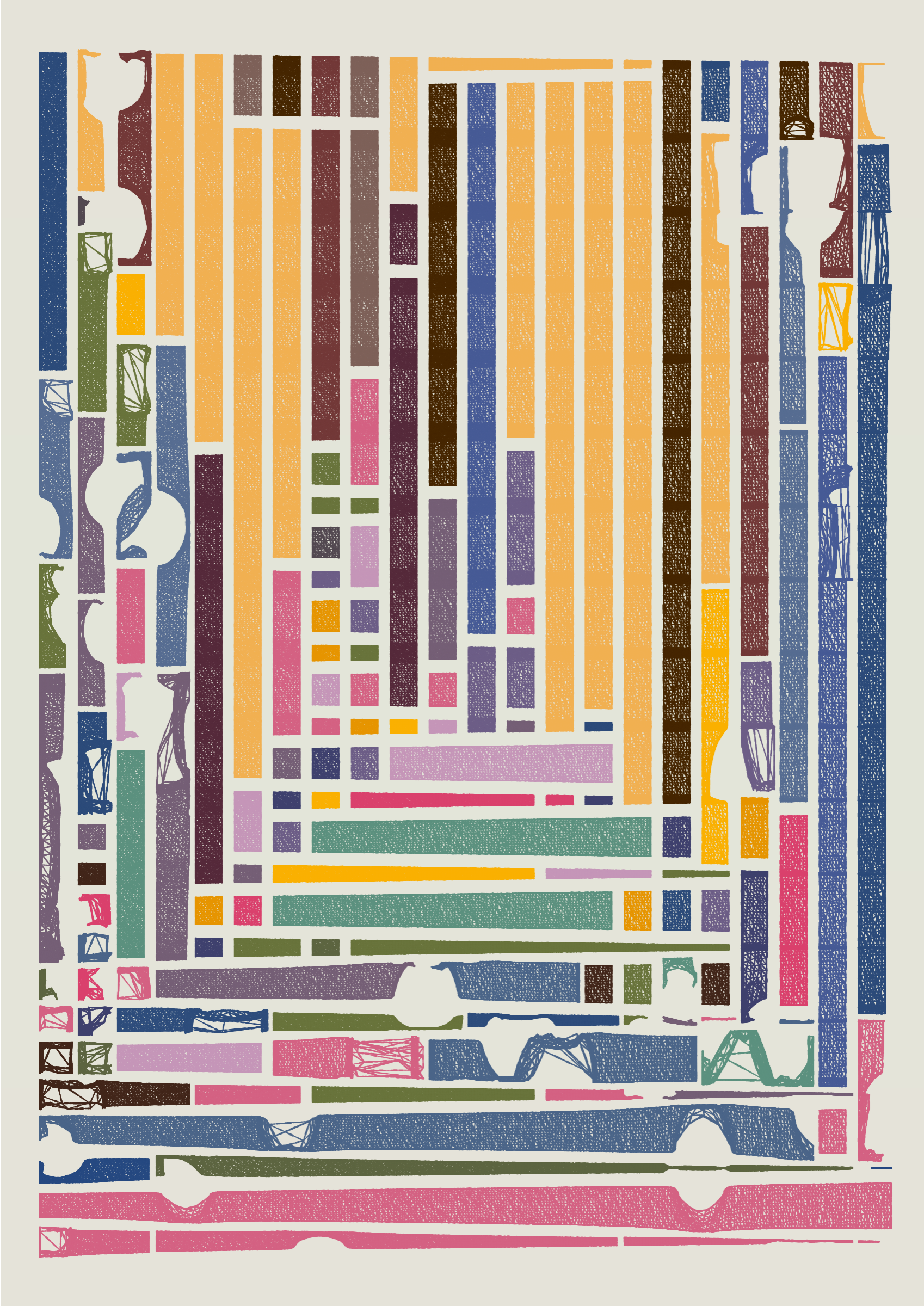 Art Blocks - Art Blocks v2 - Edifice #779 - NFT # 204000779