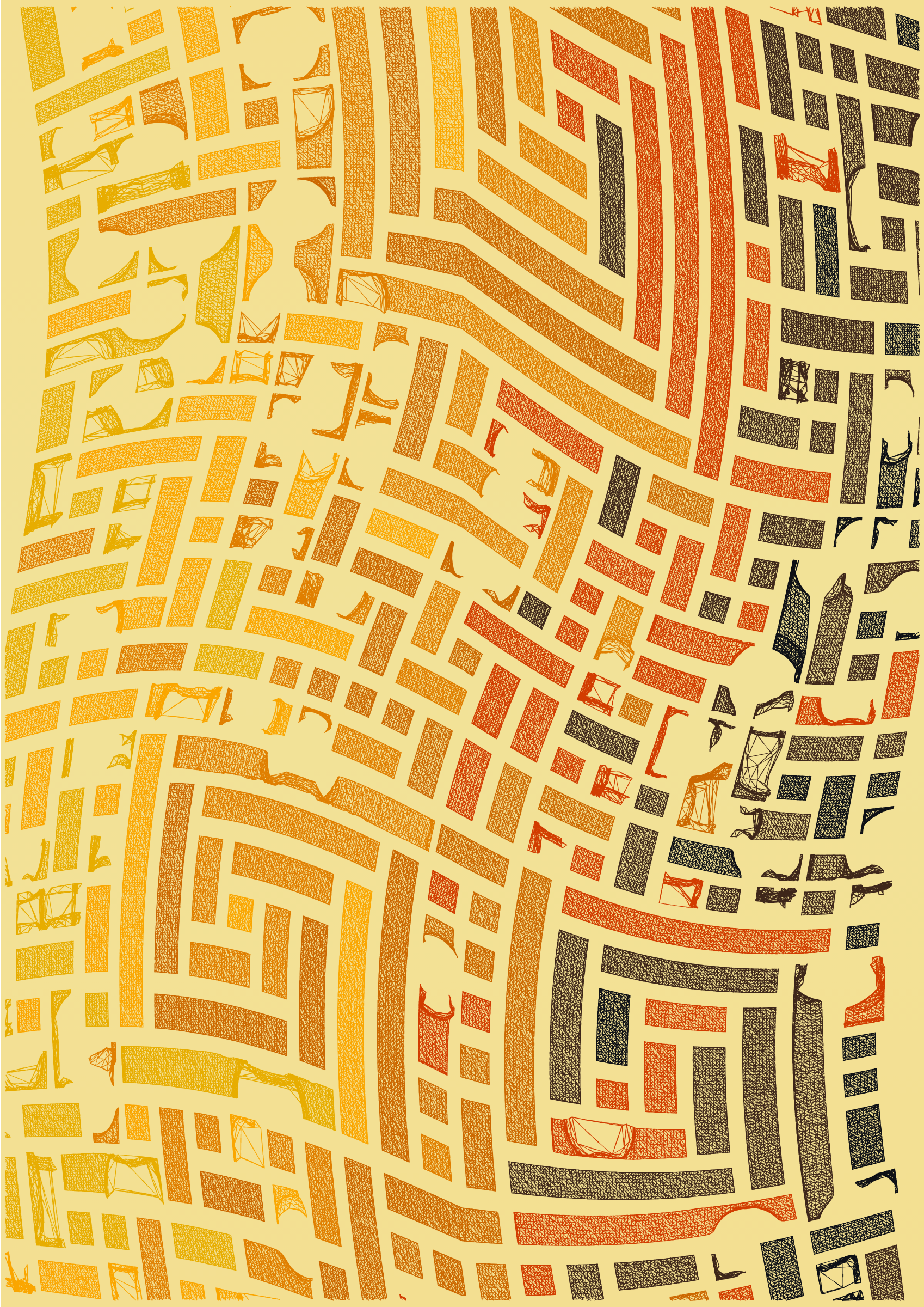 Art Blocks - Art Blocks v2 - Edifice #782 - NFT # 204000782