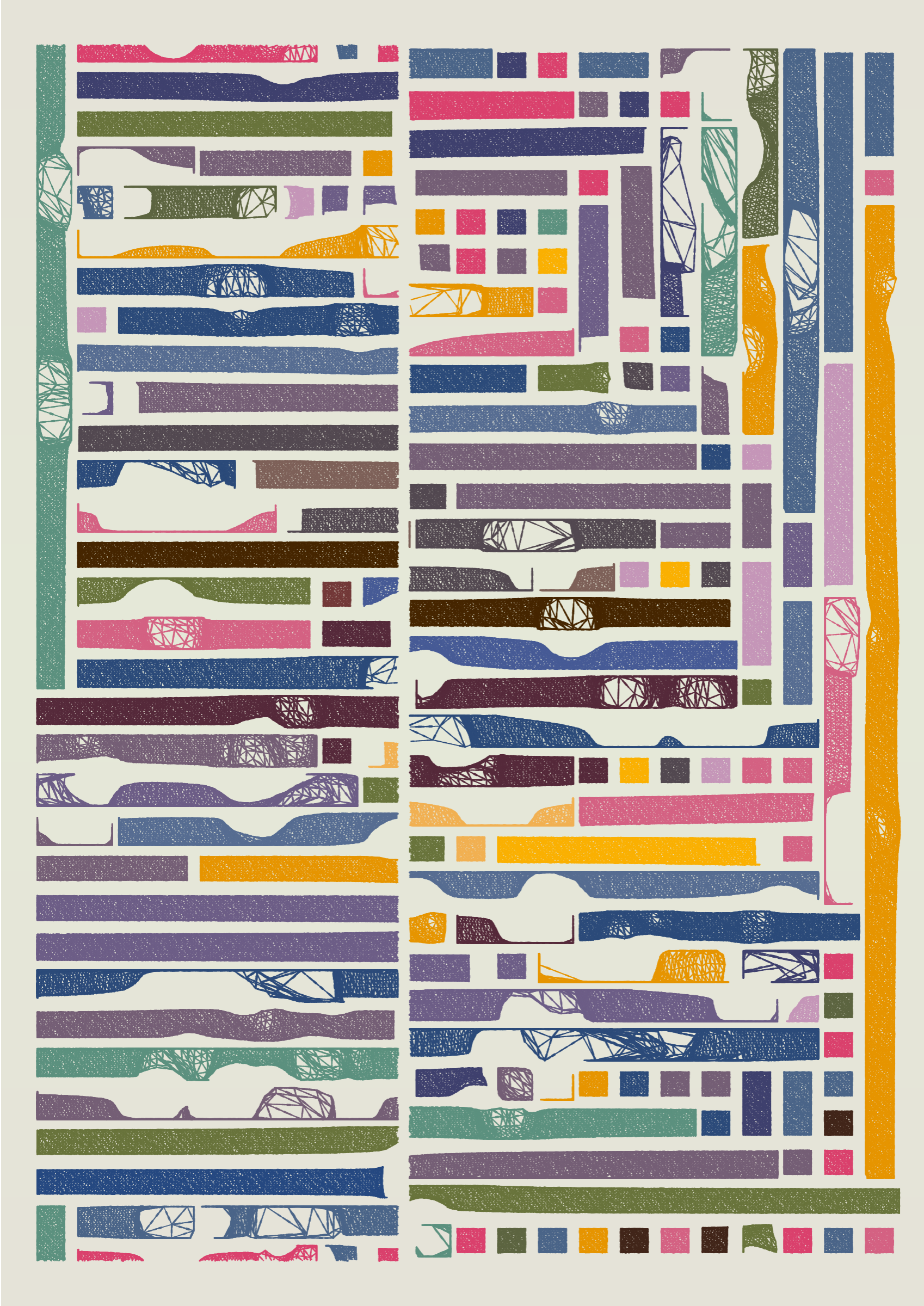 Art Blocks - Art Blocks v2 - Edifice #783 - NFT # 204000783