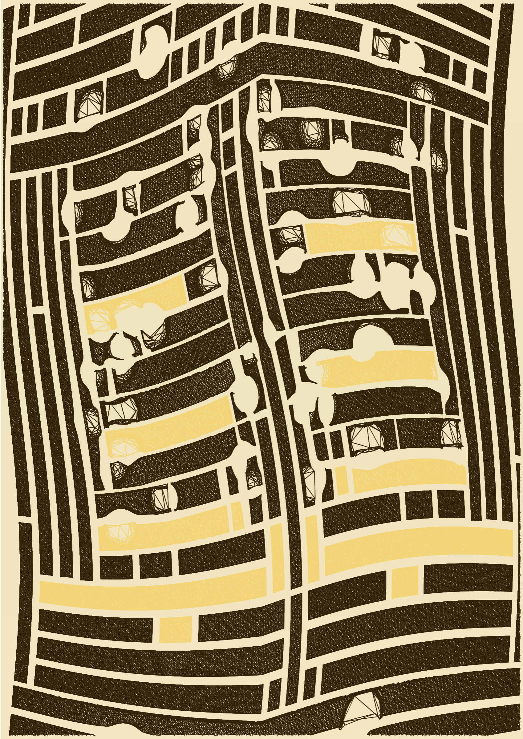 Art Blocks - Art Blocks v2 - Edifice #784 - NFT # 204000784