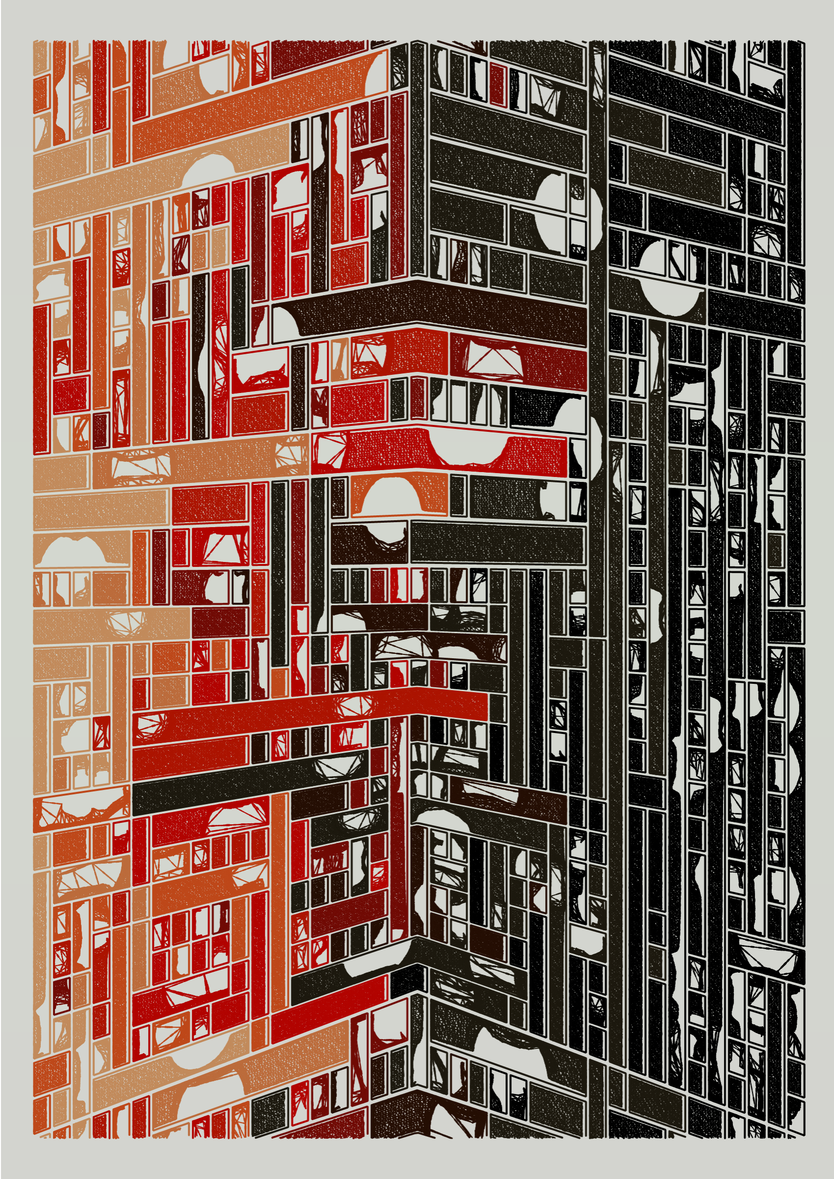 Art Blocks - Art Blocks v2 - Edifice #787 - NFT # 204000787