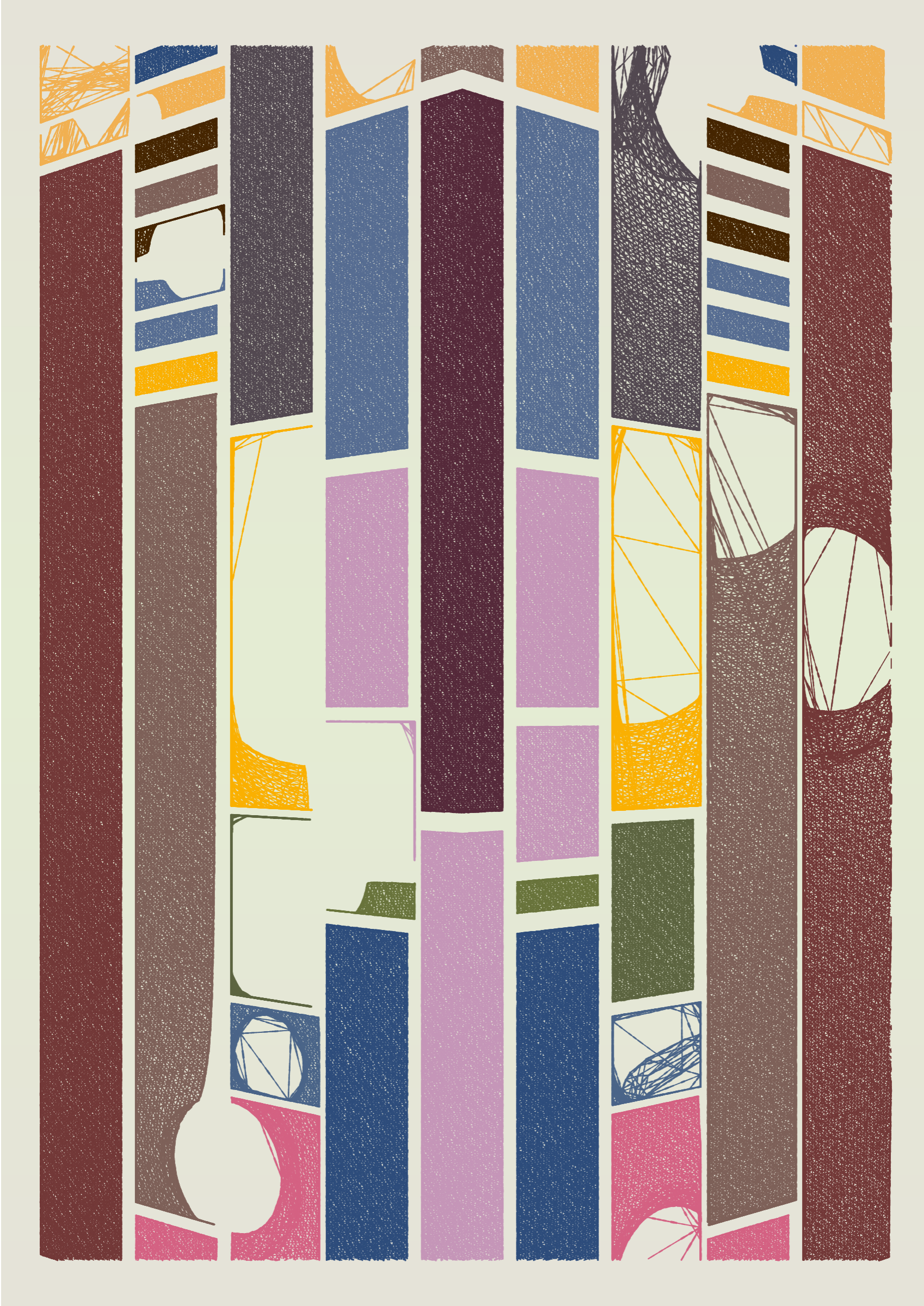 Art Blocks - Art Blocks v2 - Edifice #790 - NFT # 204000790