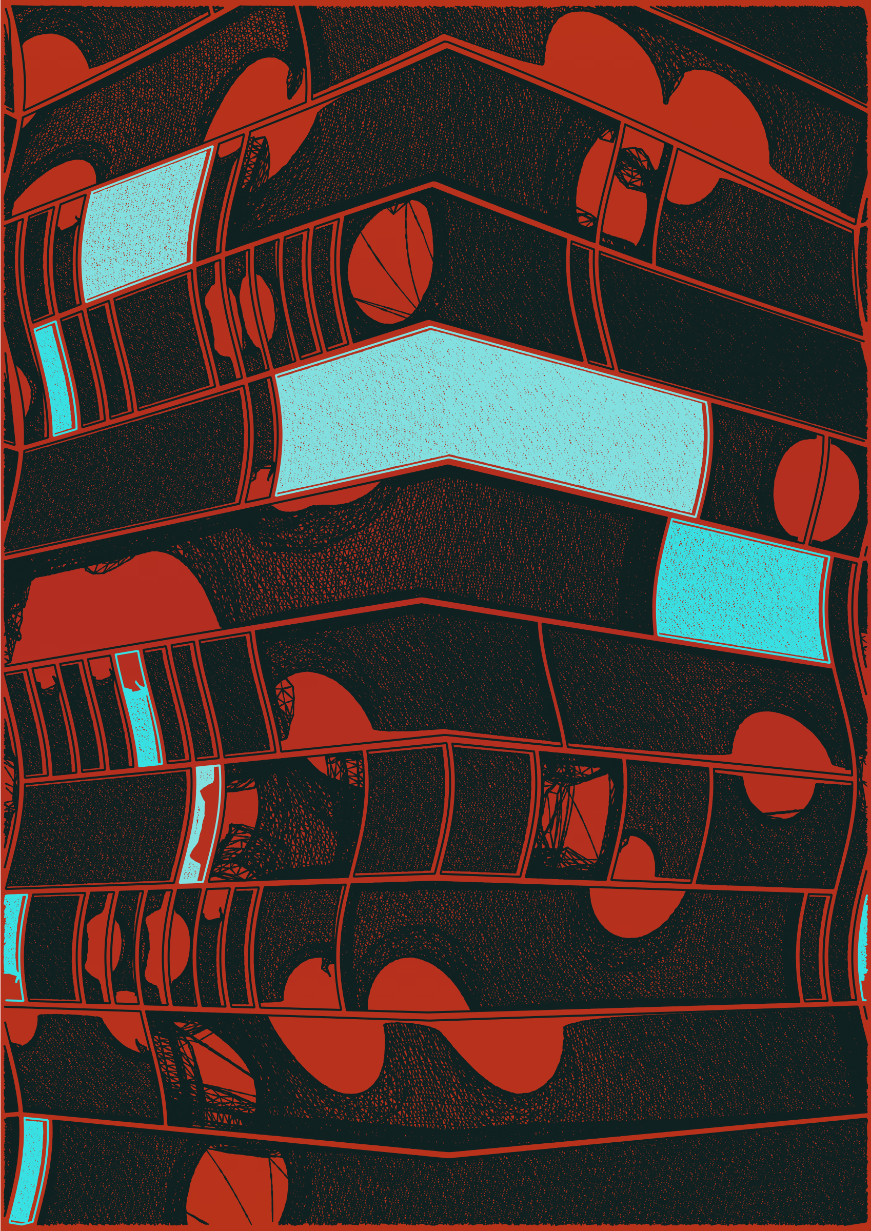 Art Blocks - Art Blocks v2 - Edifice #792 - NFT # 204000792