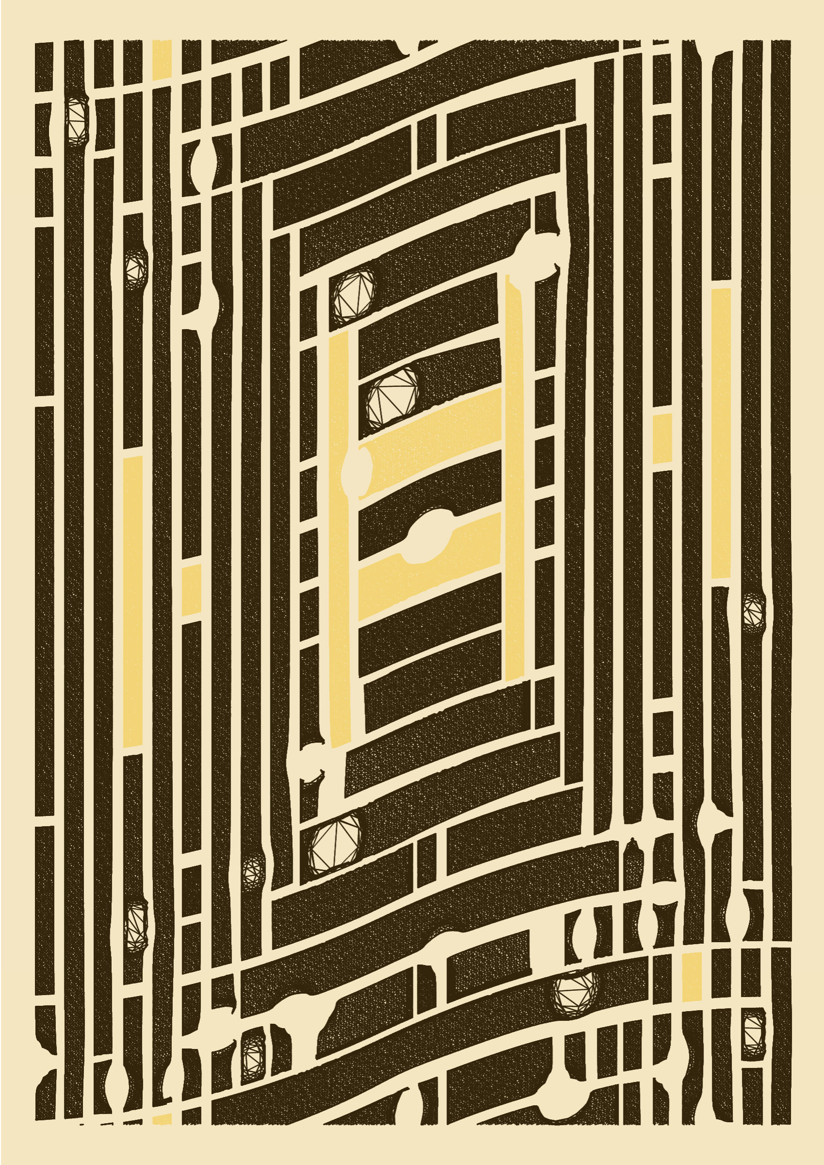 Art Blocks - Art Blocks v2 - Edifice #799 - NFT # 204000799