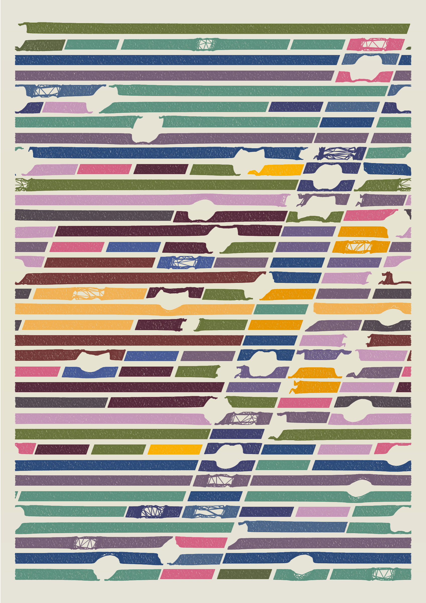 Art Blocks - Art Blocks v2 - Edifice #802 - NFT # 204000802