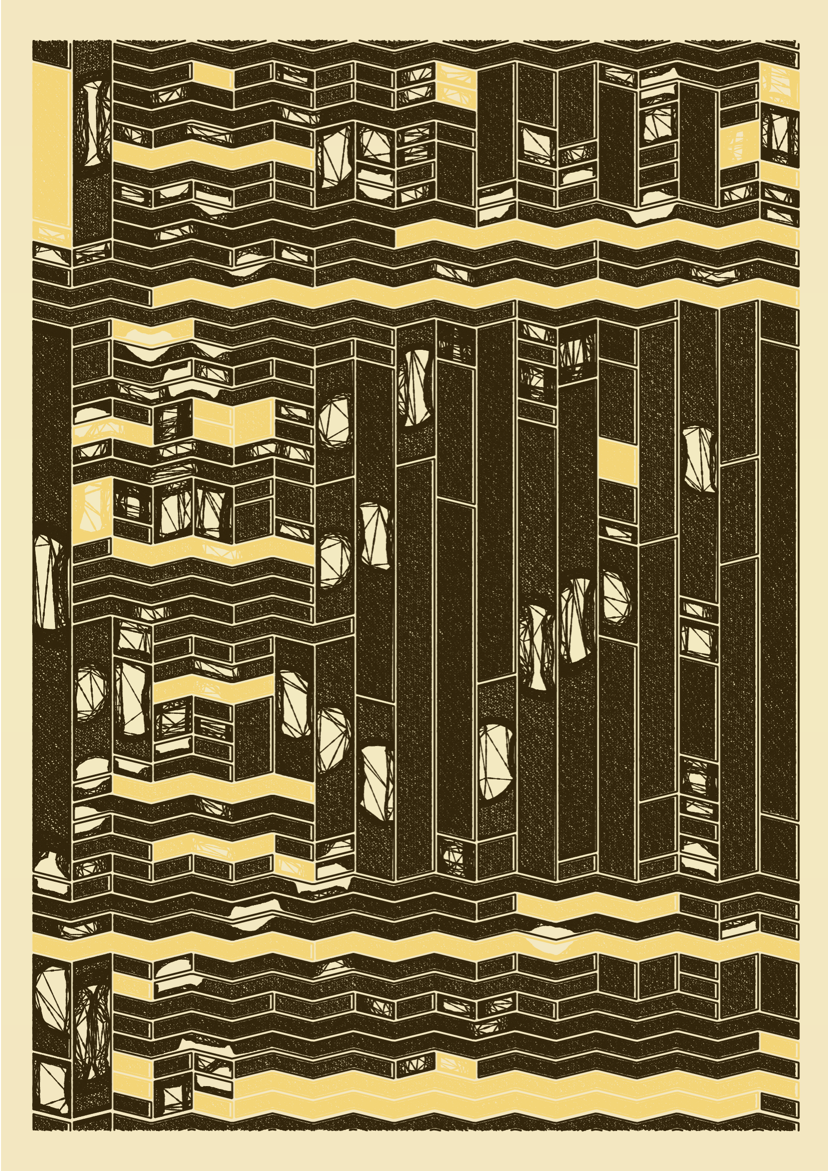 Art Blocks - Art Blocks v2 - Edifice #804 - NFT # 204000804