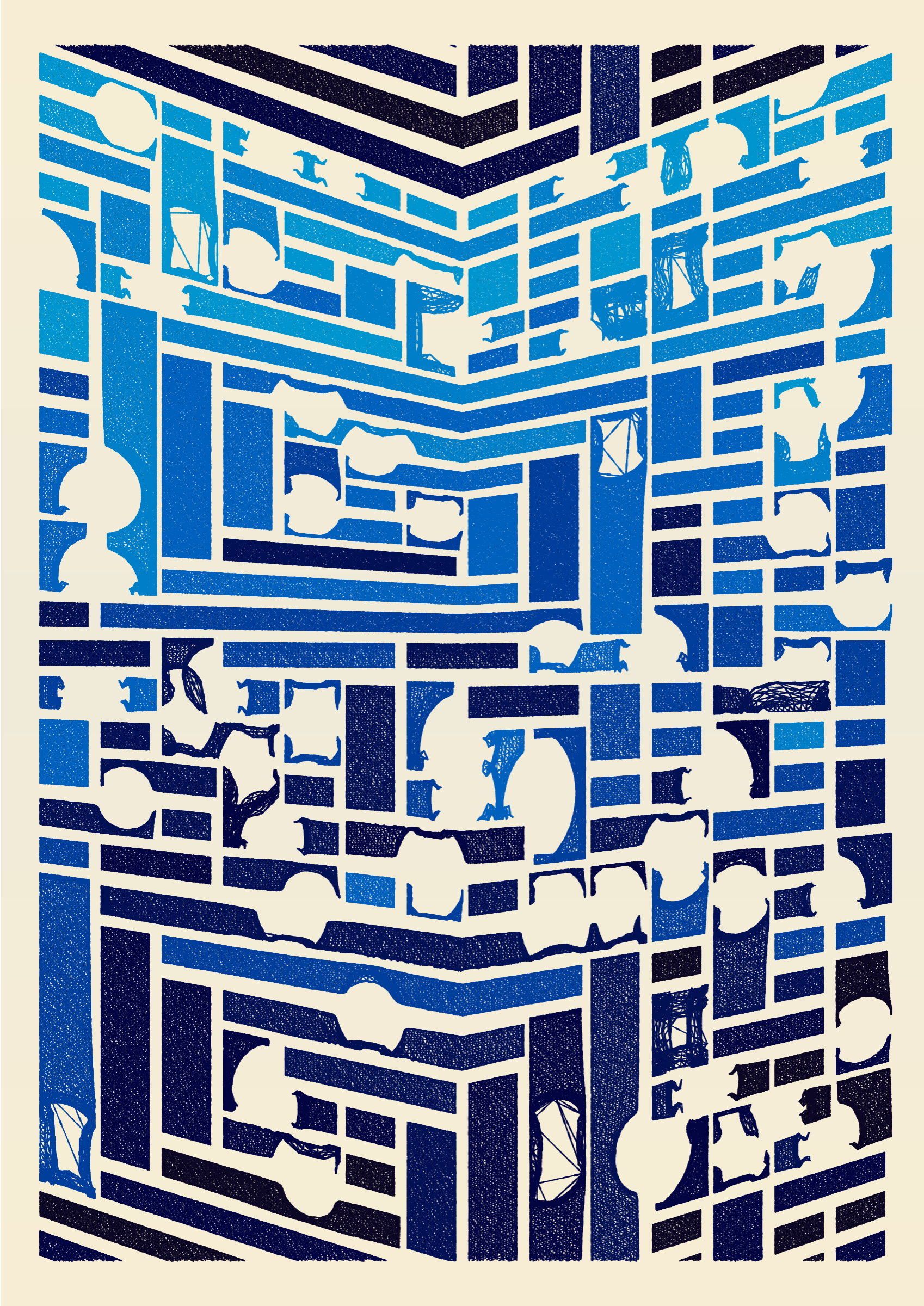 Art Blocks - Art Blocks v2 - Edifice #806 - NFT # 204000806