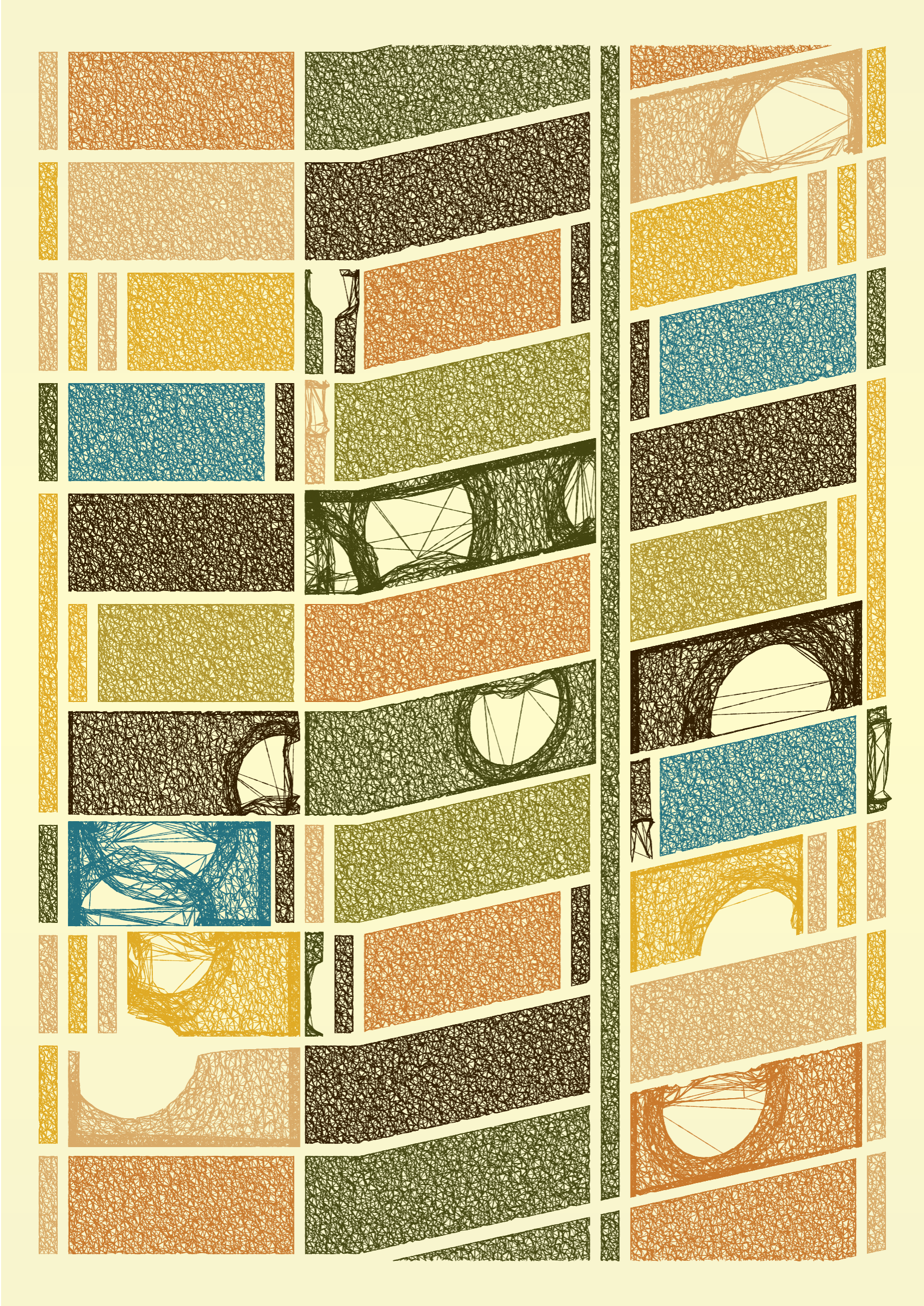 Art Blocks - Art Blocks v2 - Edifice #807 - NFT # 204000807