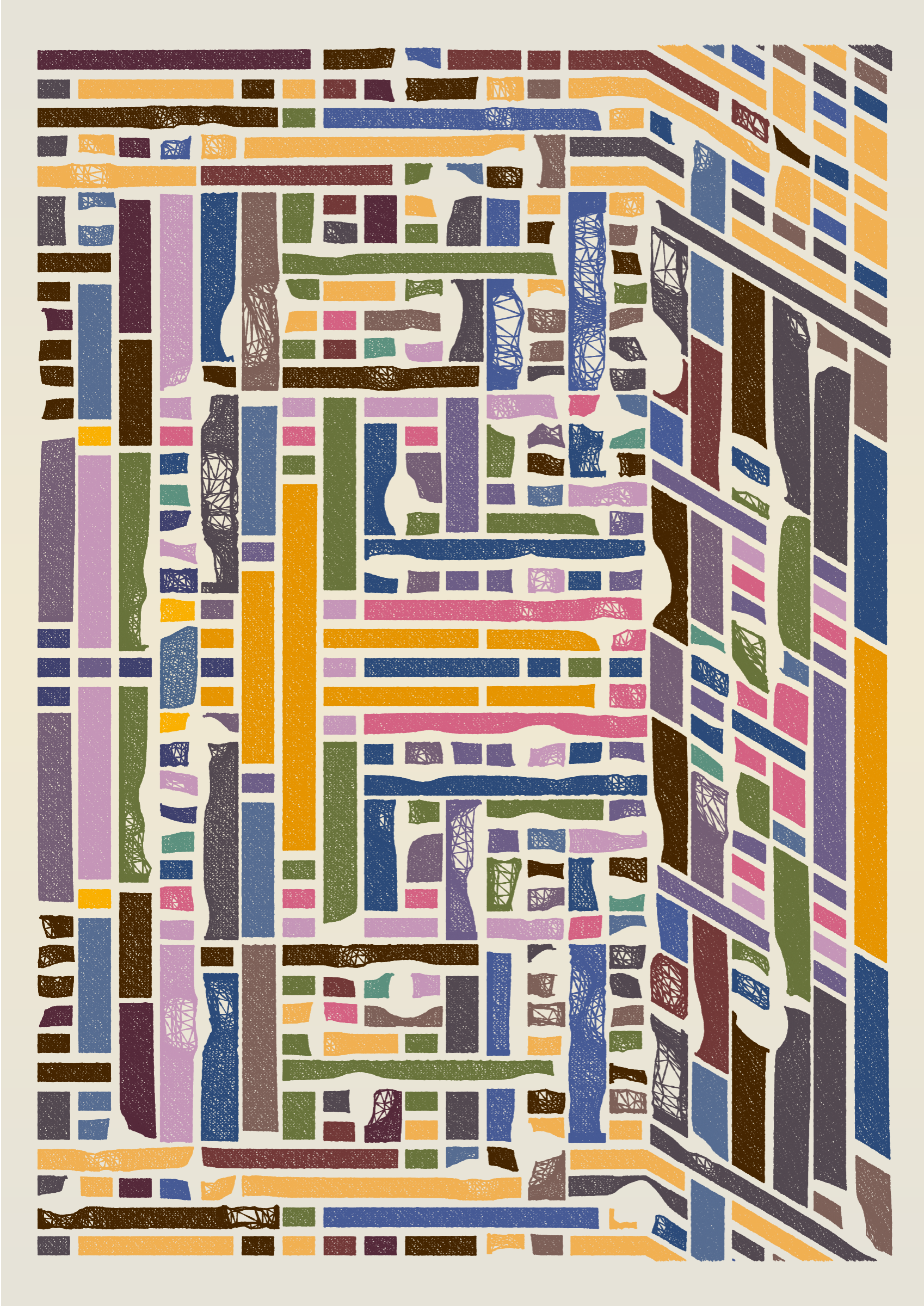 Art Blocks - Art Blocks v2 - Edifice #810 - NFT # 204000810