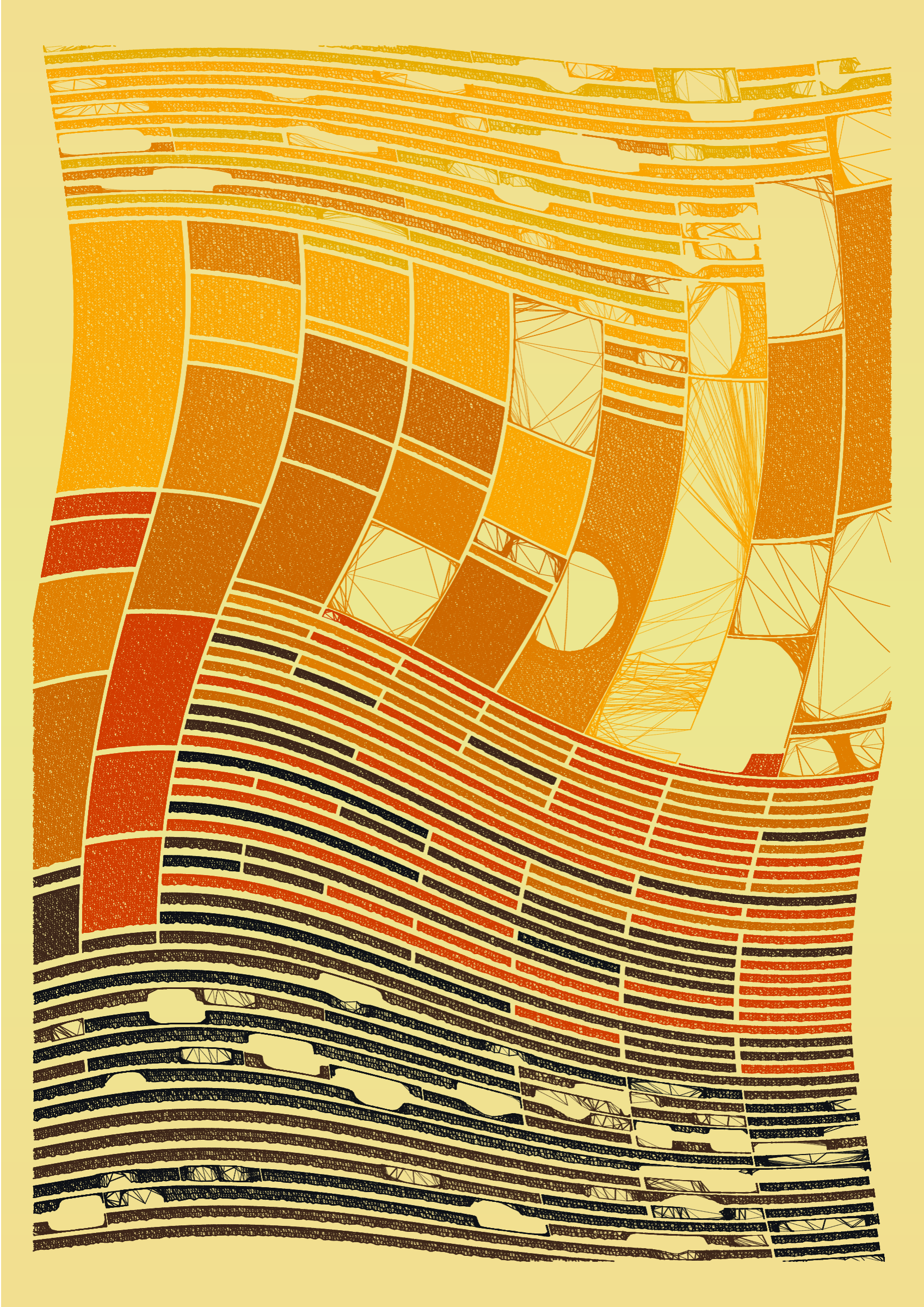 Art Blocks - Art Blocks v2 - Edifice #817 - NFT # 204000817