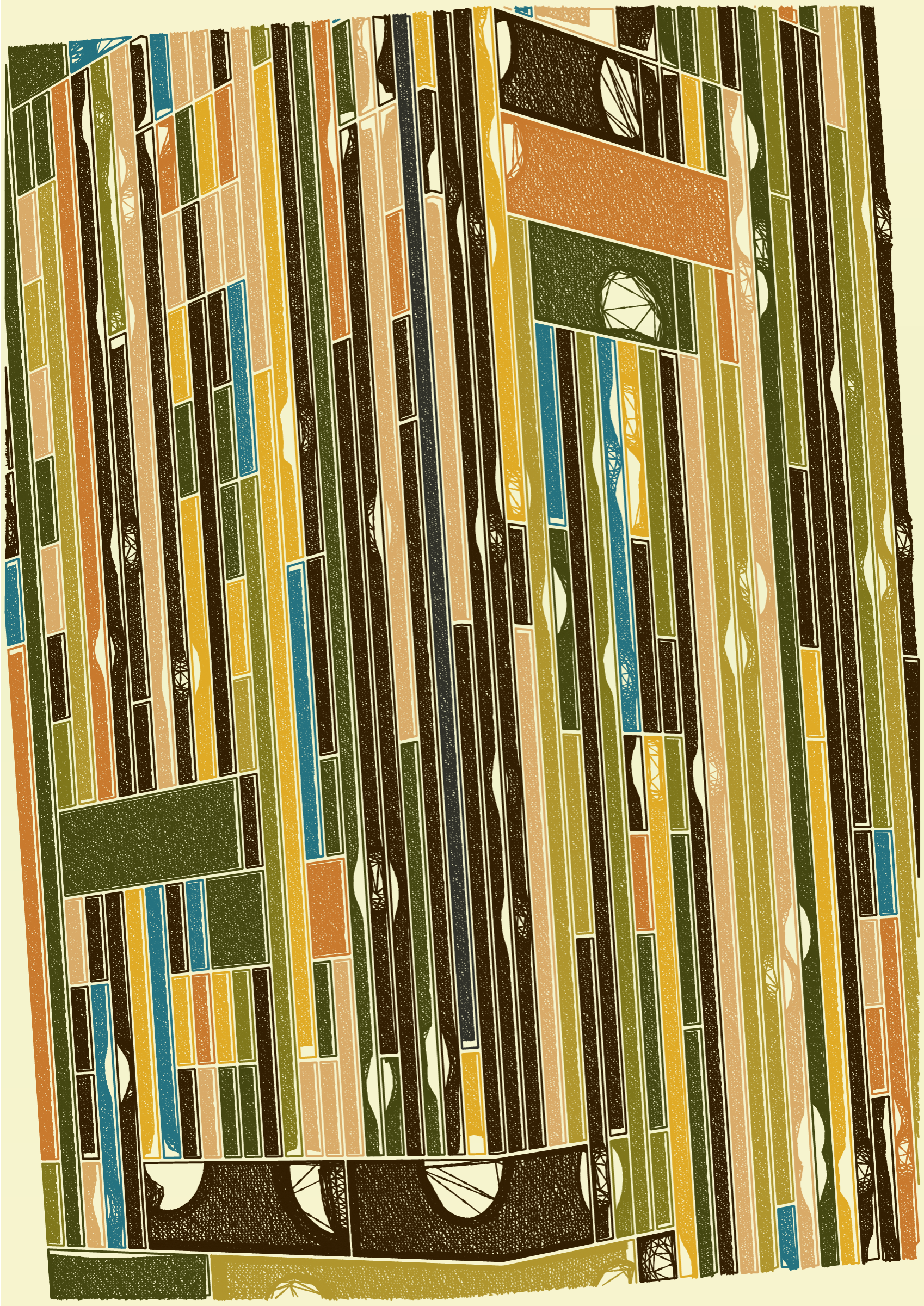 Art Blocks - Art Blocks v2 - Edifice #818 - NFT # 204000818