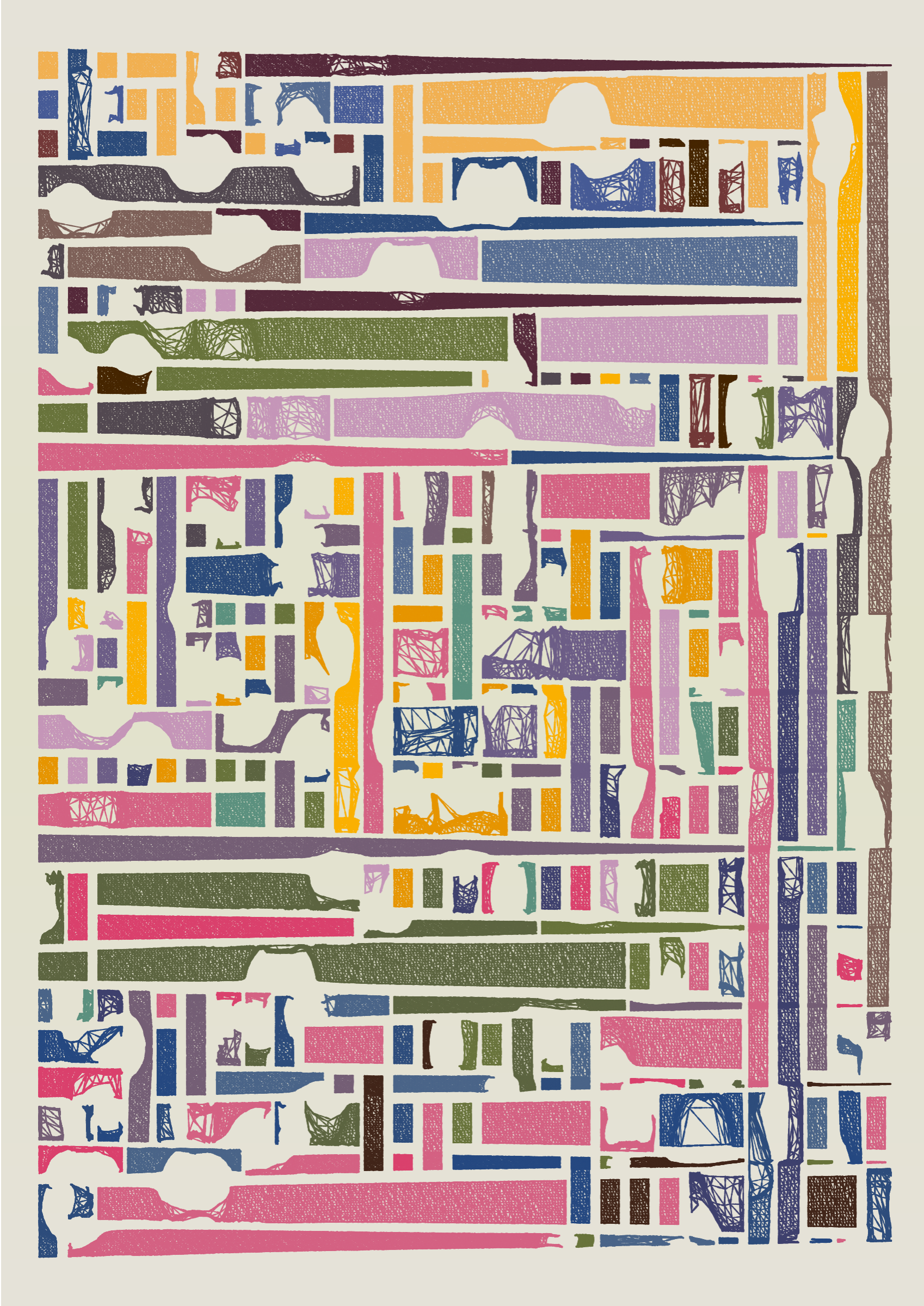 Art Blocks - Art Blocks v2 - Edifice #823 - NFT # 204000823