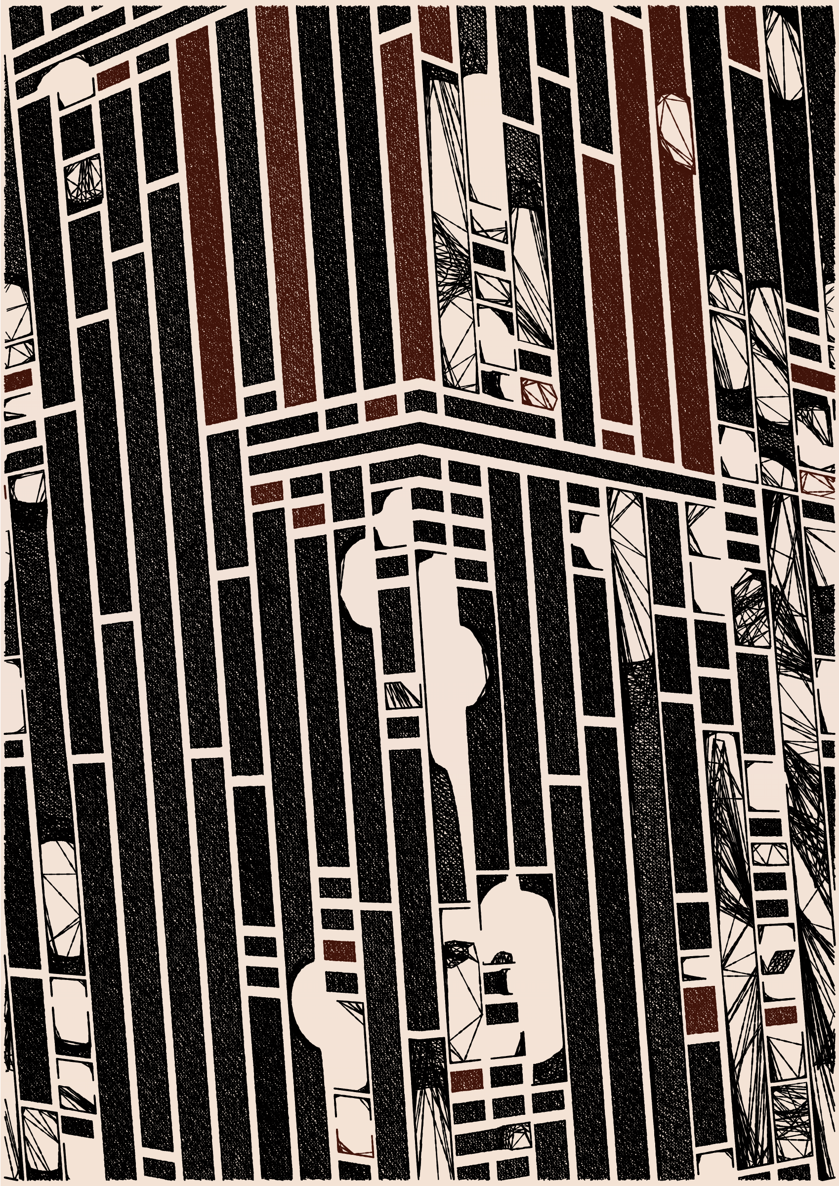 Art Blocks - Art Blocks v2 - Edifice #827 - NFT # 204000827