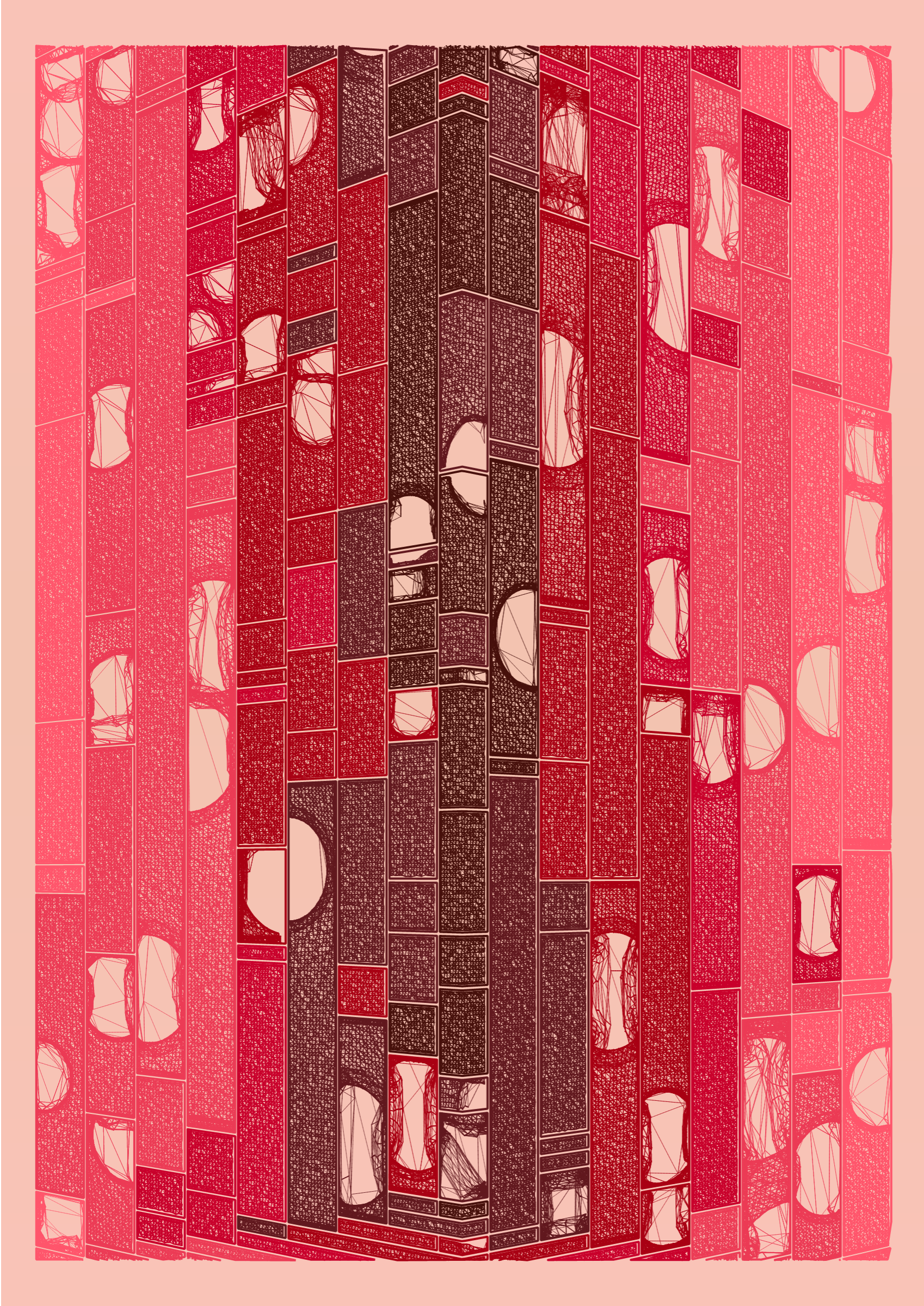 Art Blocks - Art Blocks v2 - Edifice #831 - NFT # 204000831