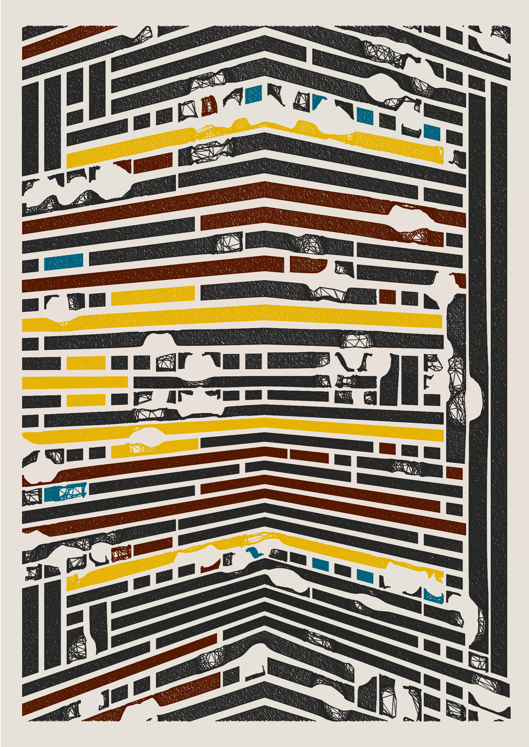 Art Blocks - Art Blocks v2 - Edifice #839 - NFT # 204000839