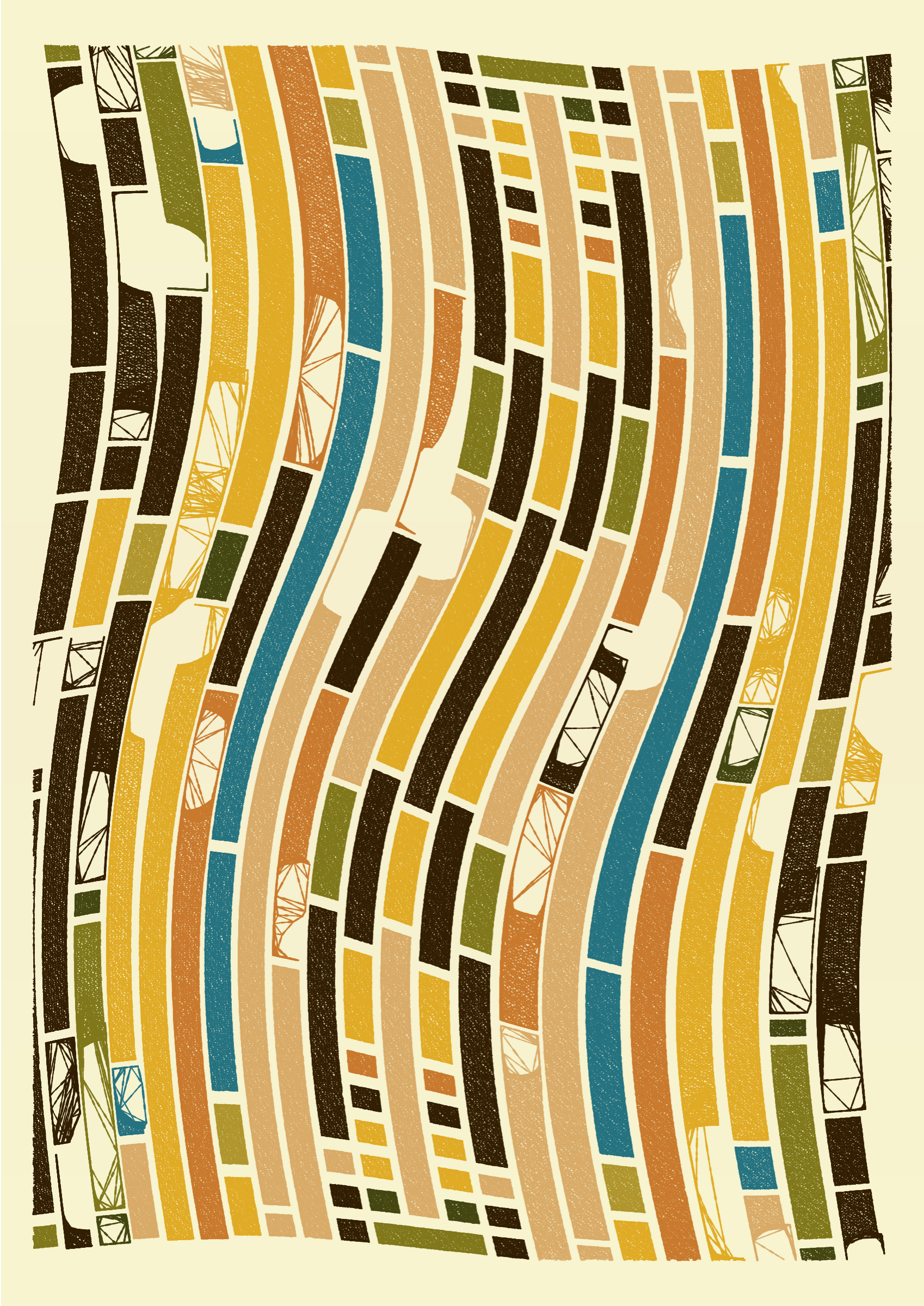 Art Blocks - Art Blocks v2 - Edifice #841 - NFT # 204000841