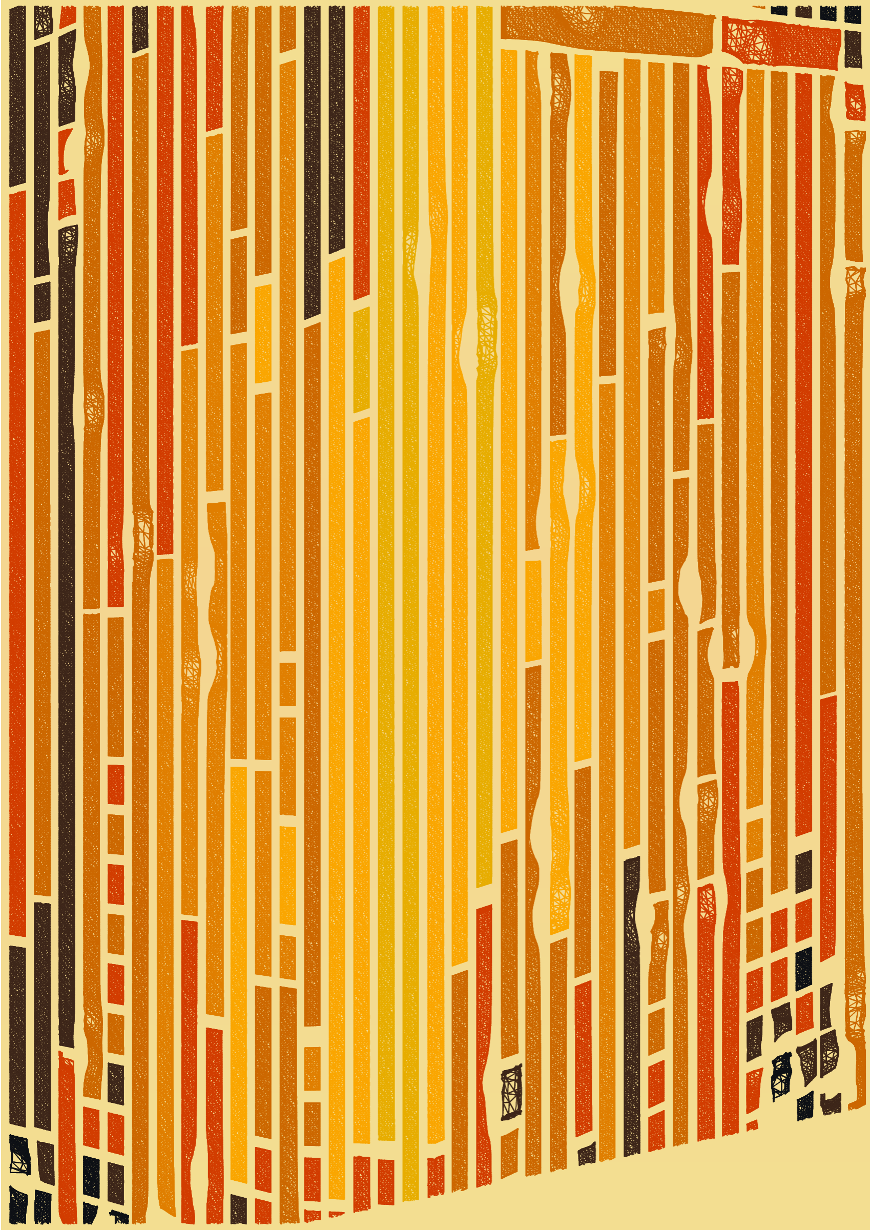 Art Blocks - Art Blocks v2 - Edifice #843 - NFT # 204000843