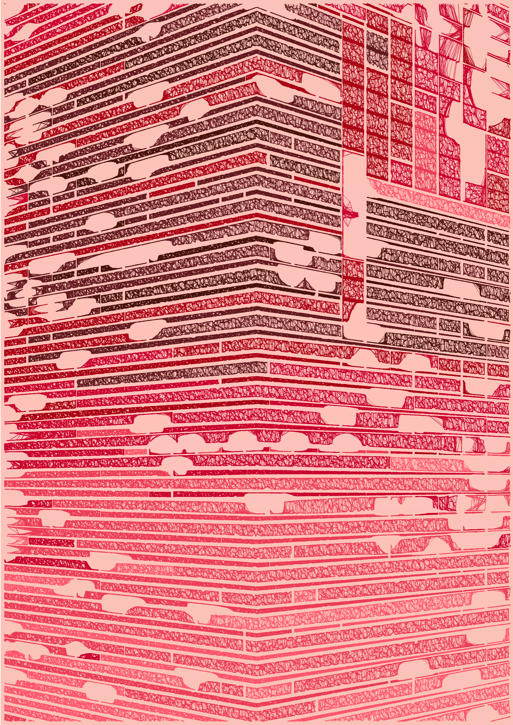 Art Blocks - Art Blocks v2 - Edifice #848 - NFT # 204000848