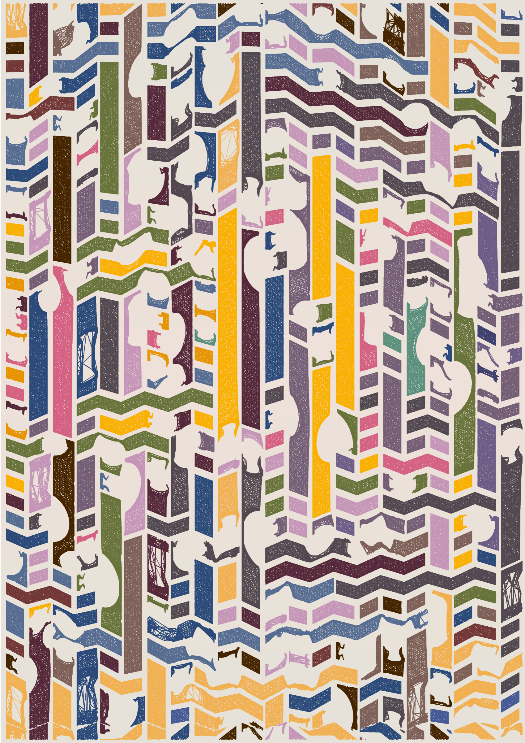 Art Blocks - Art Blocks v2 - Edifice #849 - NFT # 204000849