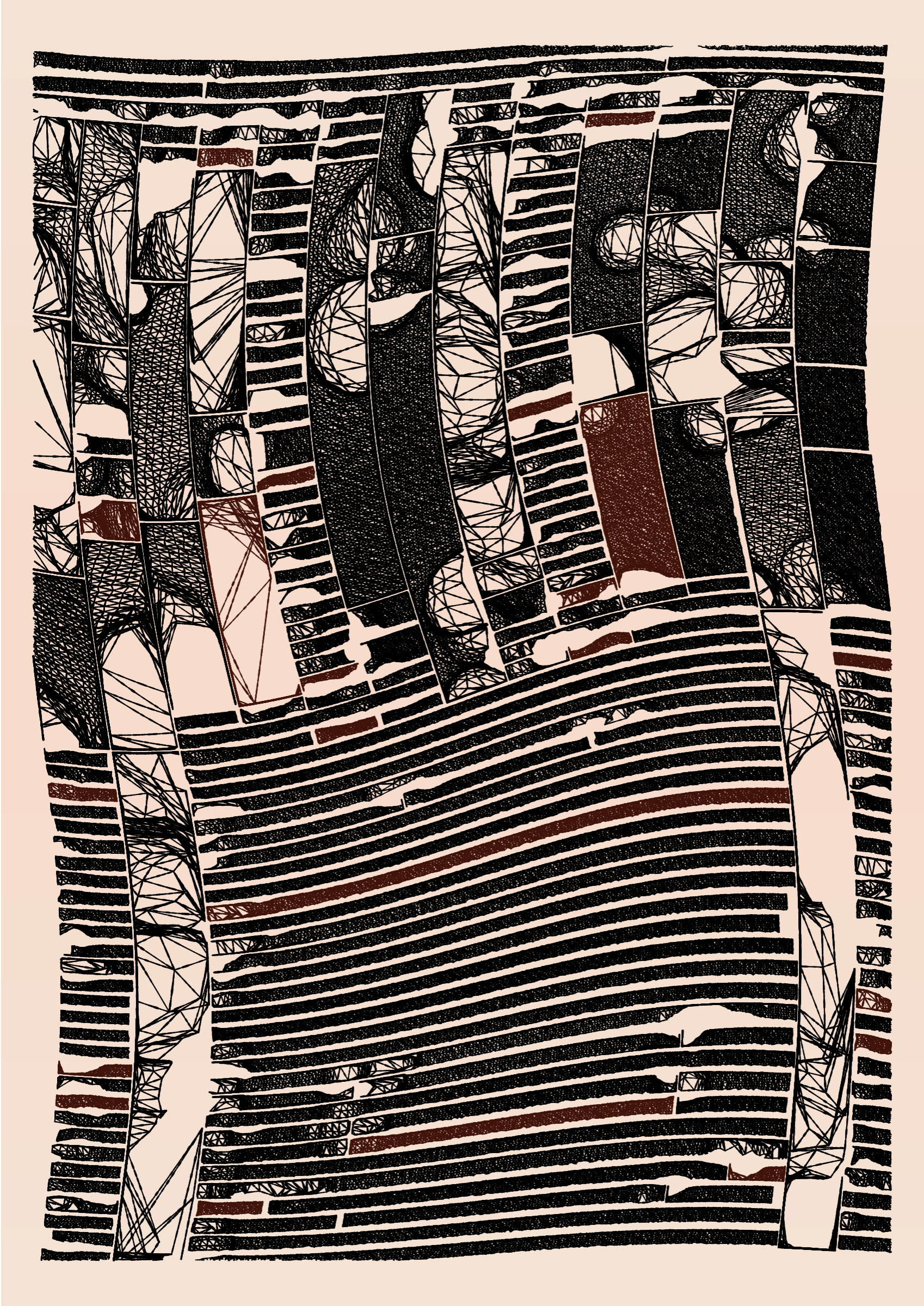 Art Blocks - Art Blocks v2 - Edifice #850 - NFT # 204000850