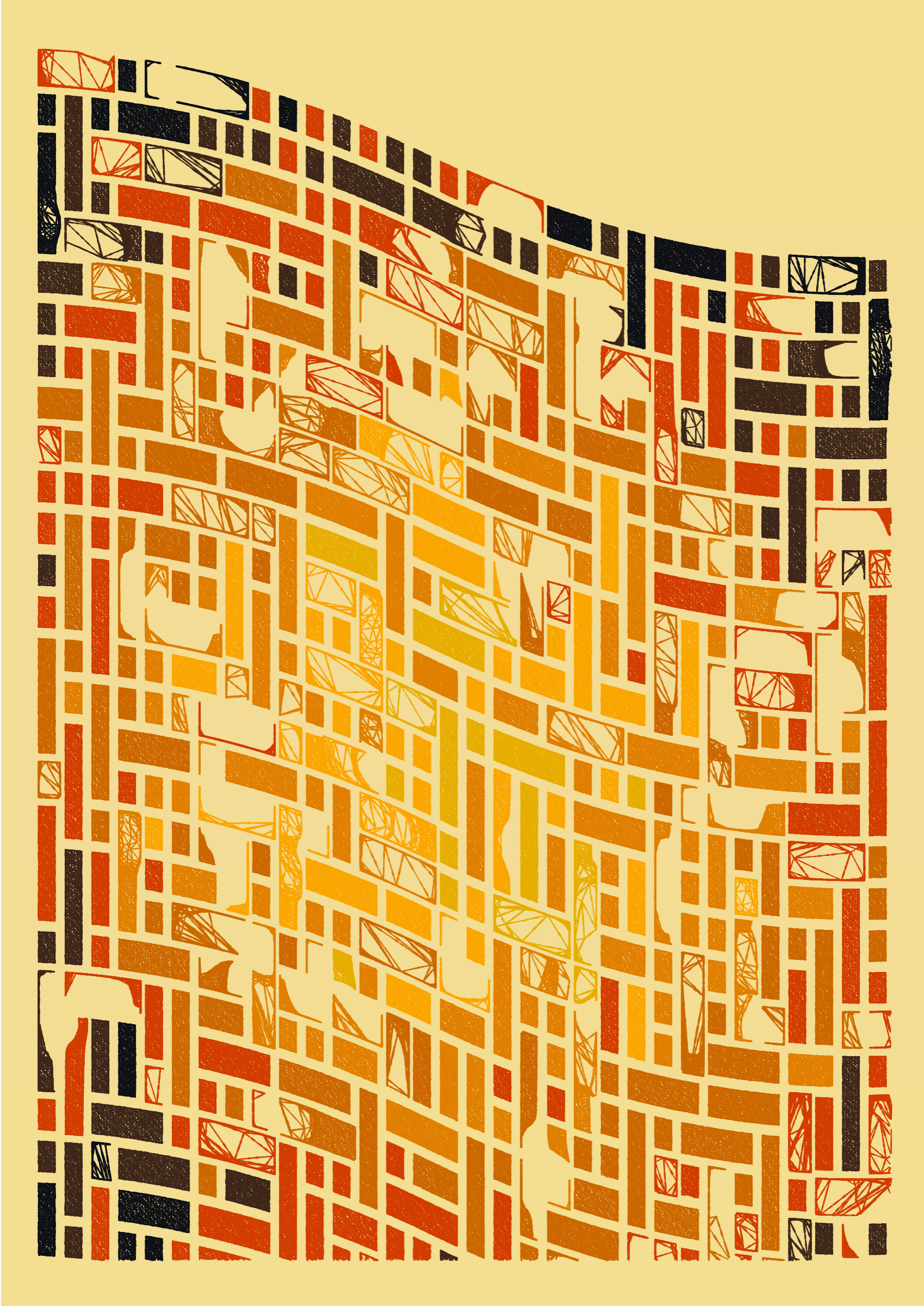 Art Blocks - Art Blocks v2 - Edifice #860 - NFT # 204000860