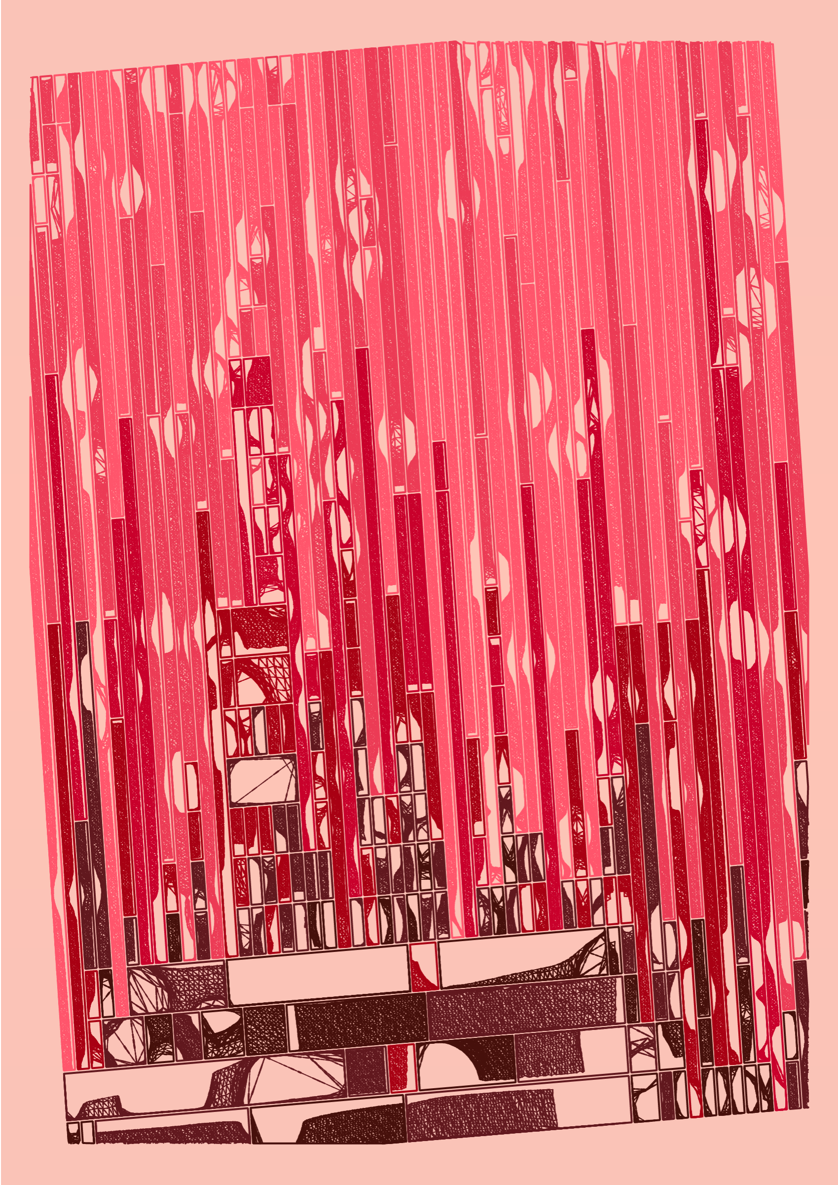 Art Blocks - Art Blocks v2 - Edifice #861 - NFT # 204000861