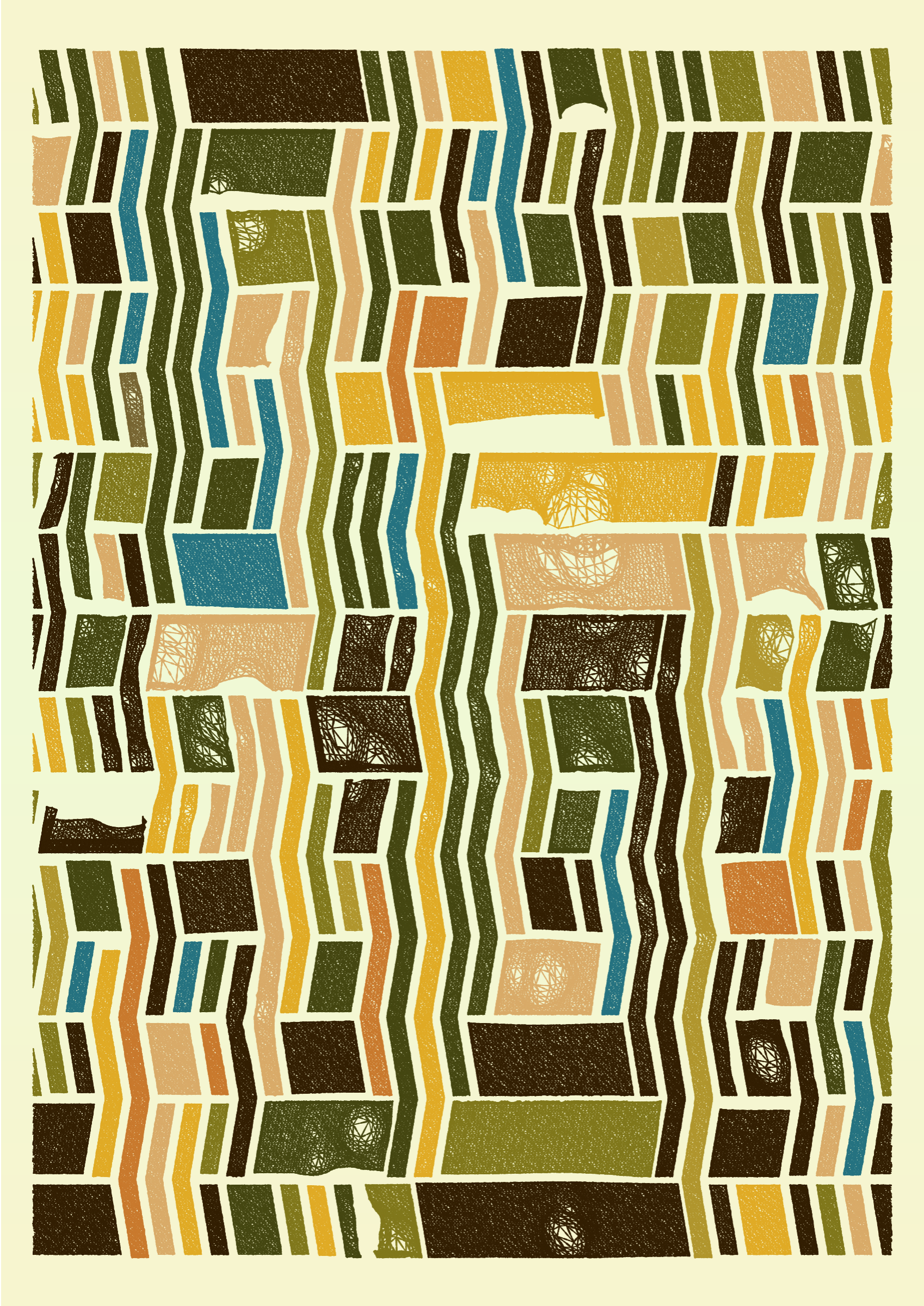 Art Blocks - Art Blocks v2 - Edifice #864 - NFT # 204000864