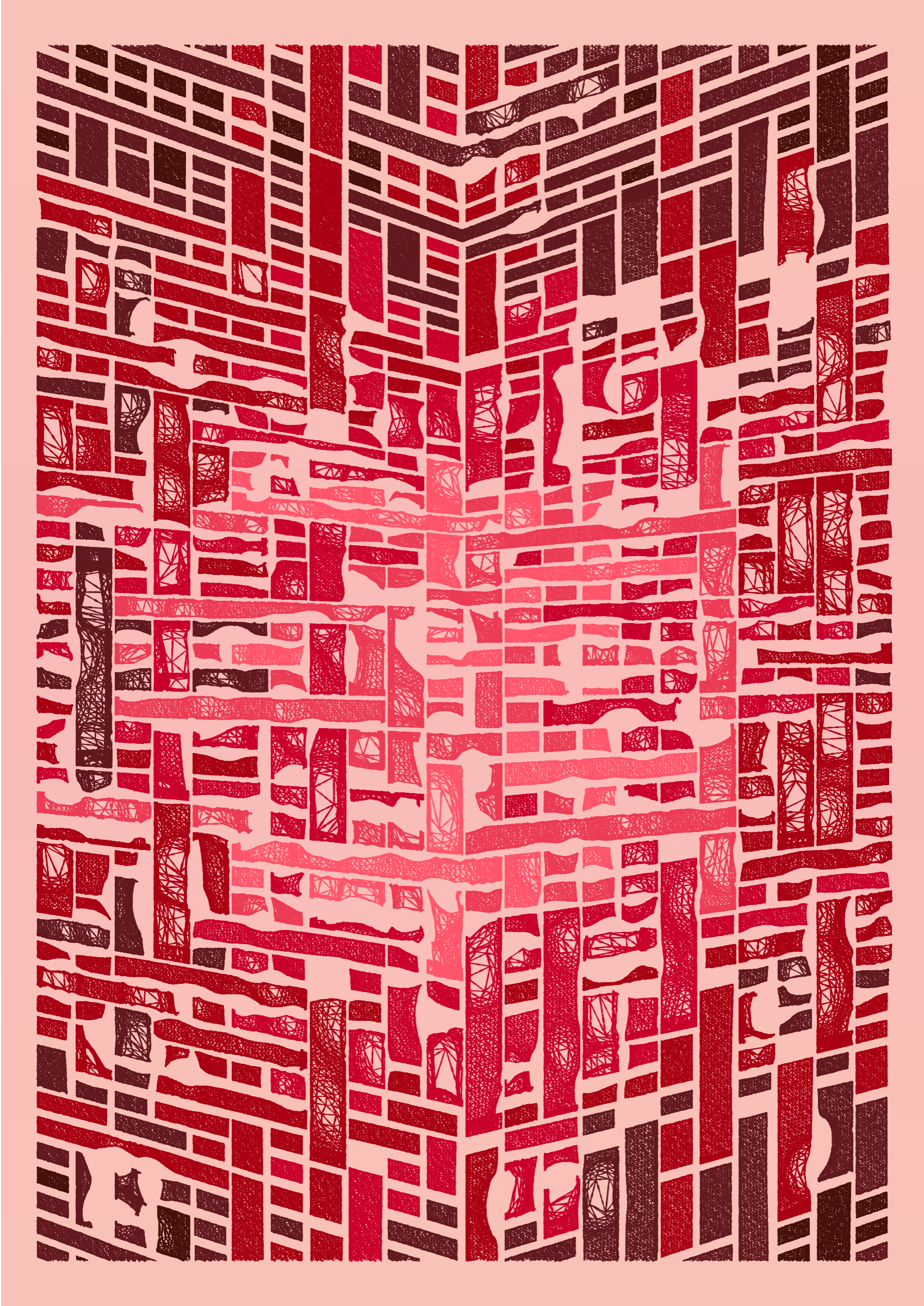 Art Blocks - Art Blocks v2 - Edifice #865 - NFT # 204000865