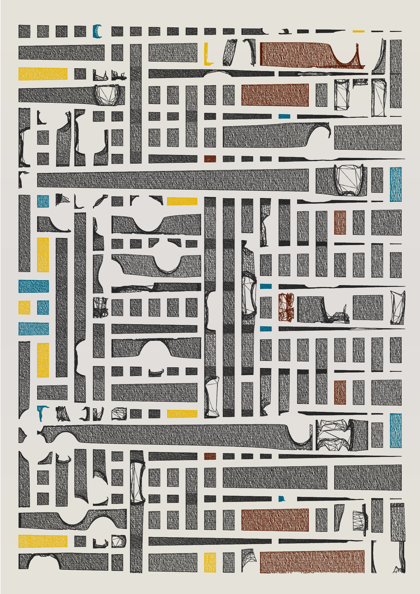 Art Blocks - Art Blocks v2 - Edifice #872 - NFT # 204000872