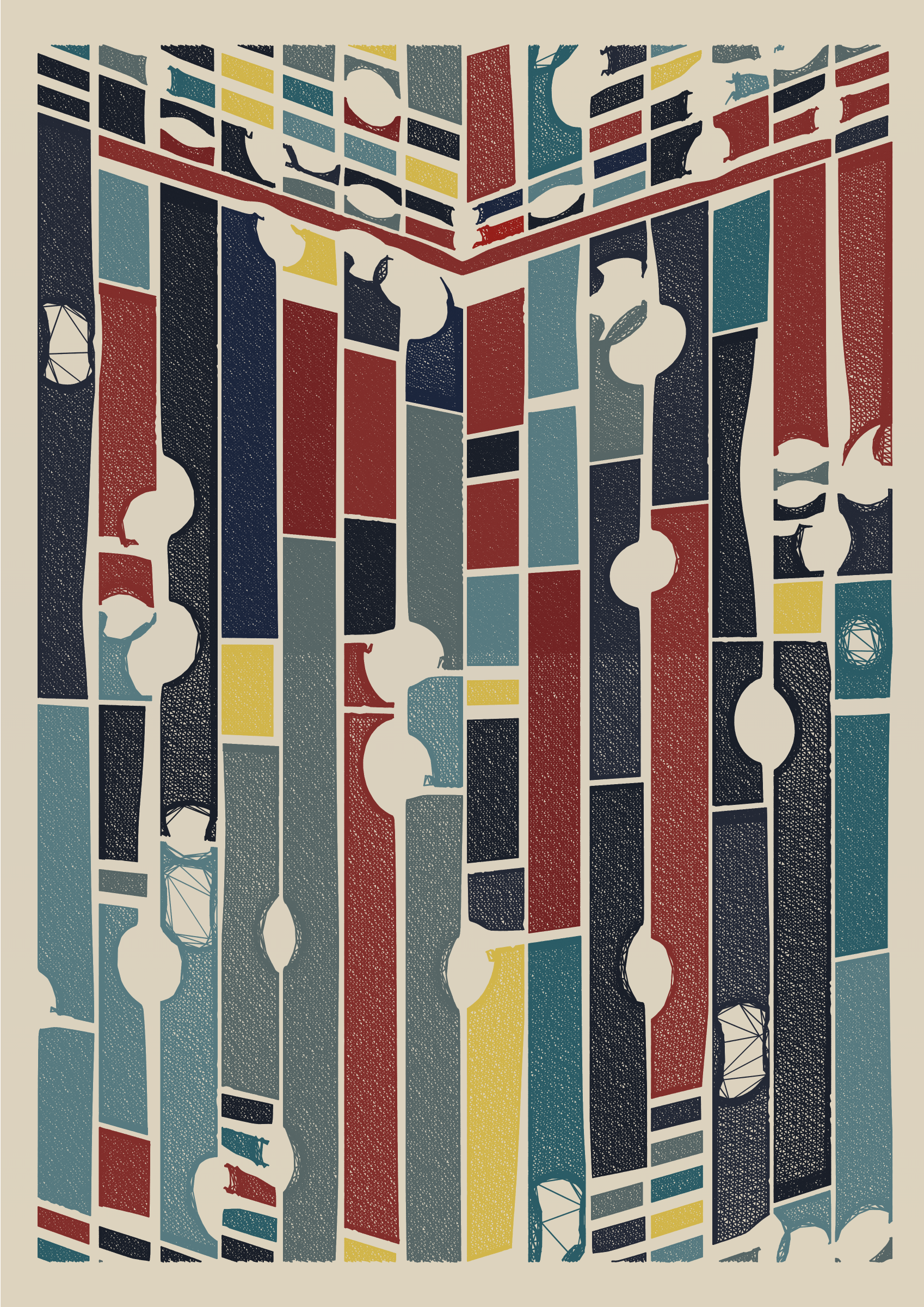 Art Blocks - Art Blocks v2 - Edifice #878 - NFT # 204000878