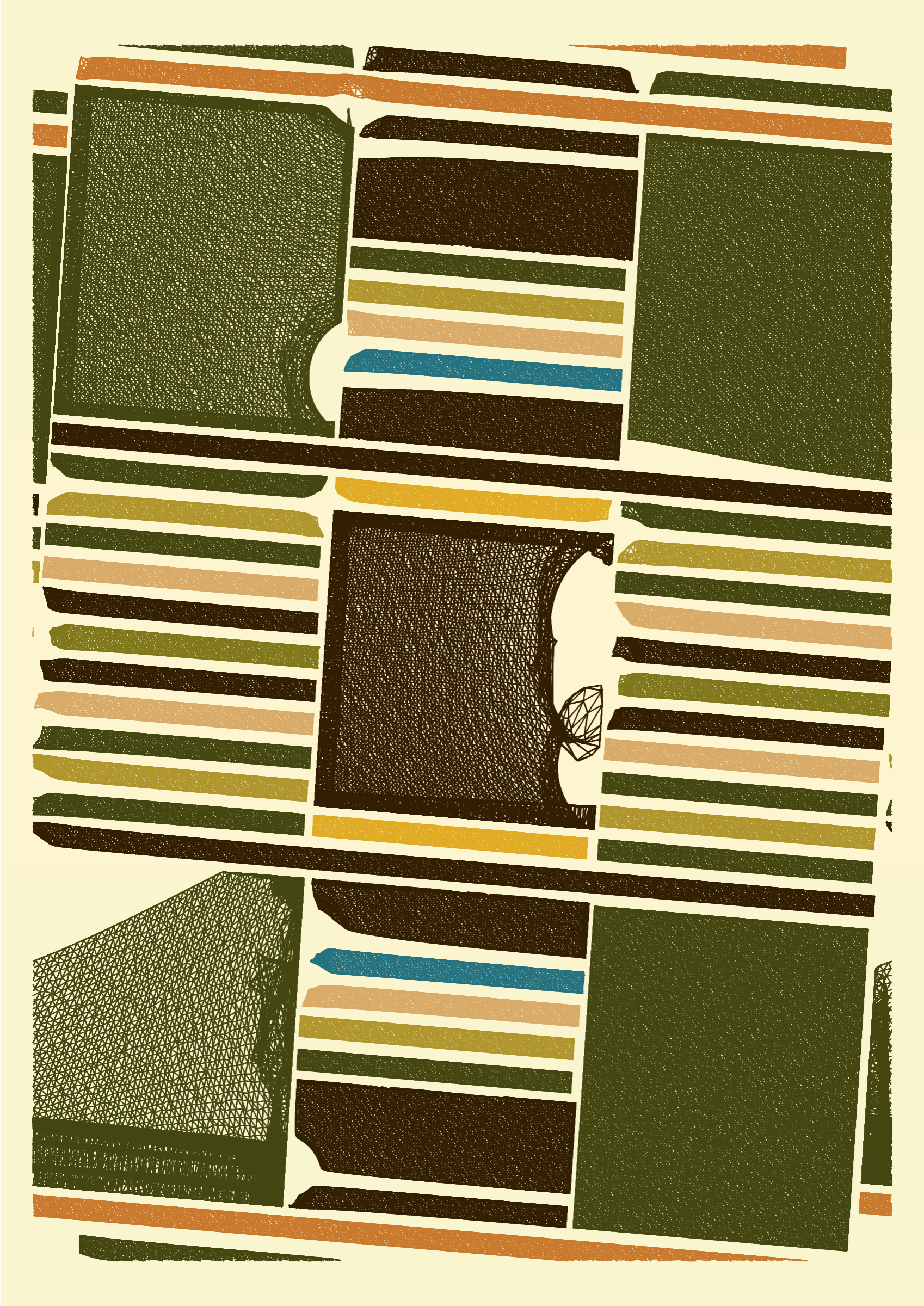 Art Blocks - Art Blocks v2 - Edifice #889 - NFT # 204000889