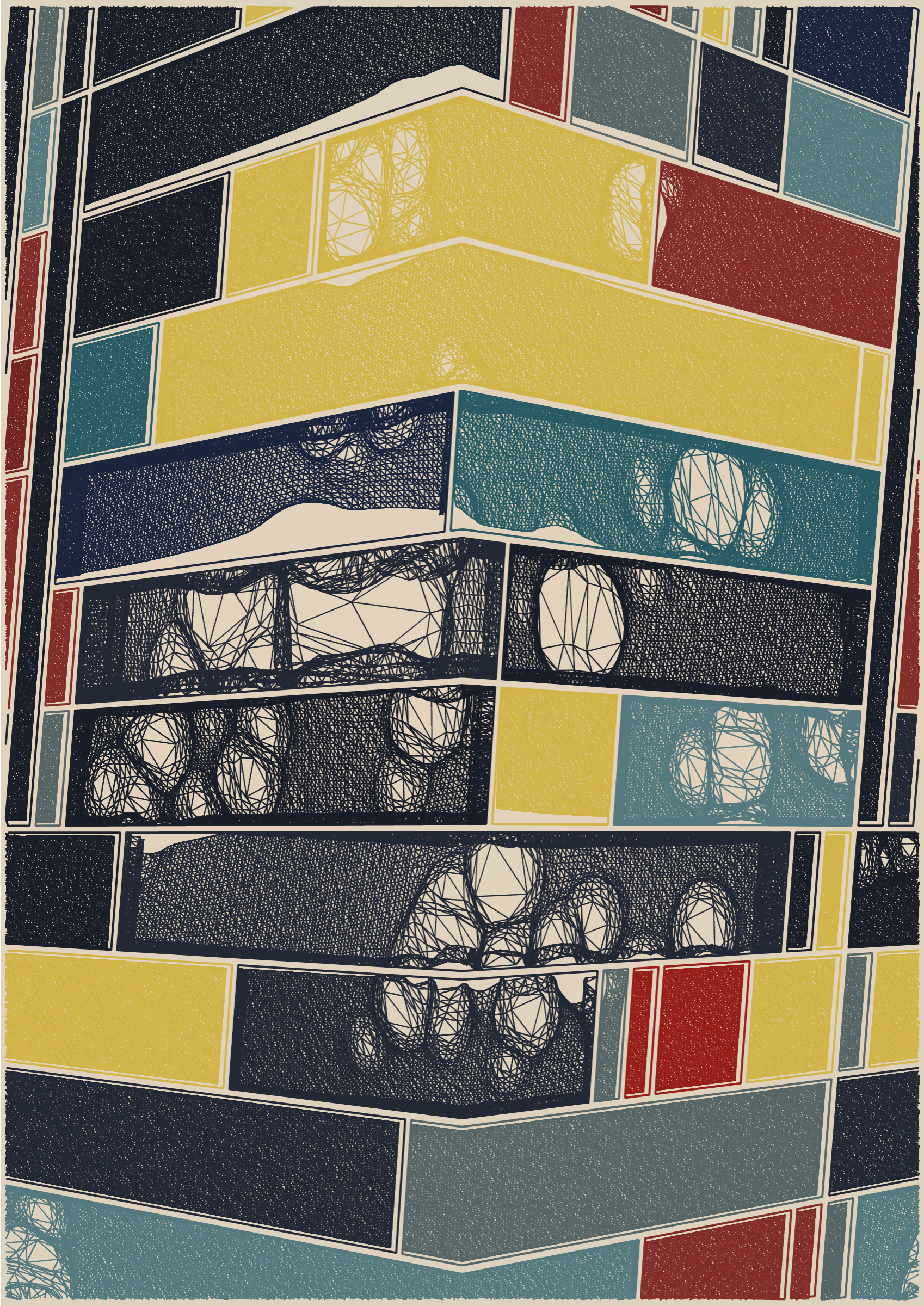 Art Blocks - Art Blocks v2 - Edifice #895 - NFT # 204000895