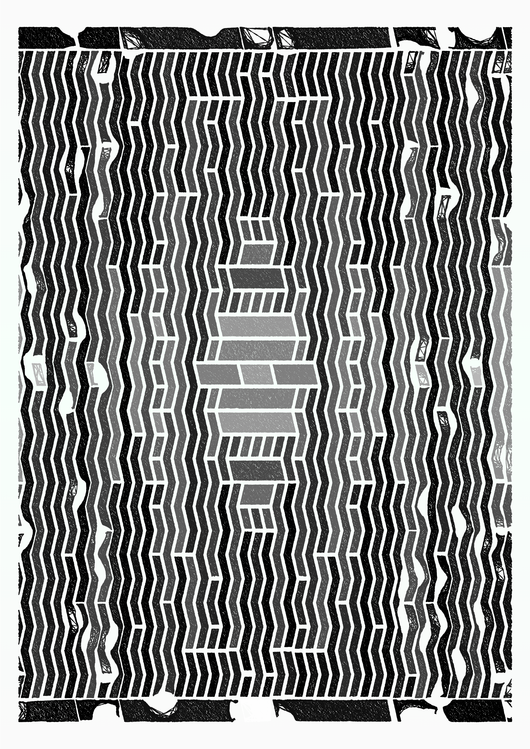 Art Blocks - Art Blocks v2 - Edifice #896 - NFT # 204000896