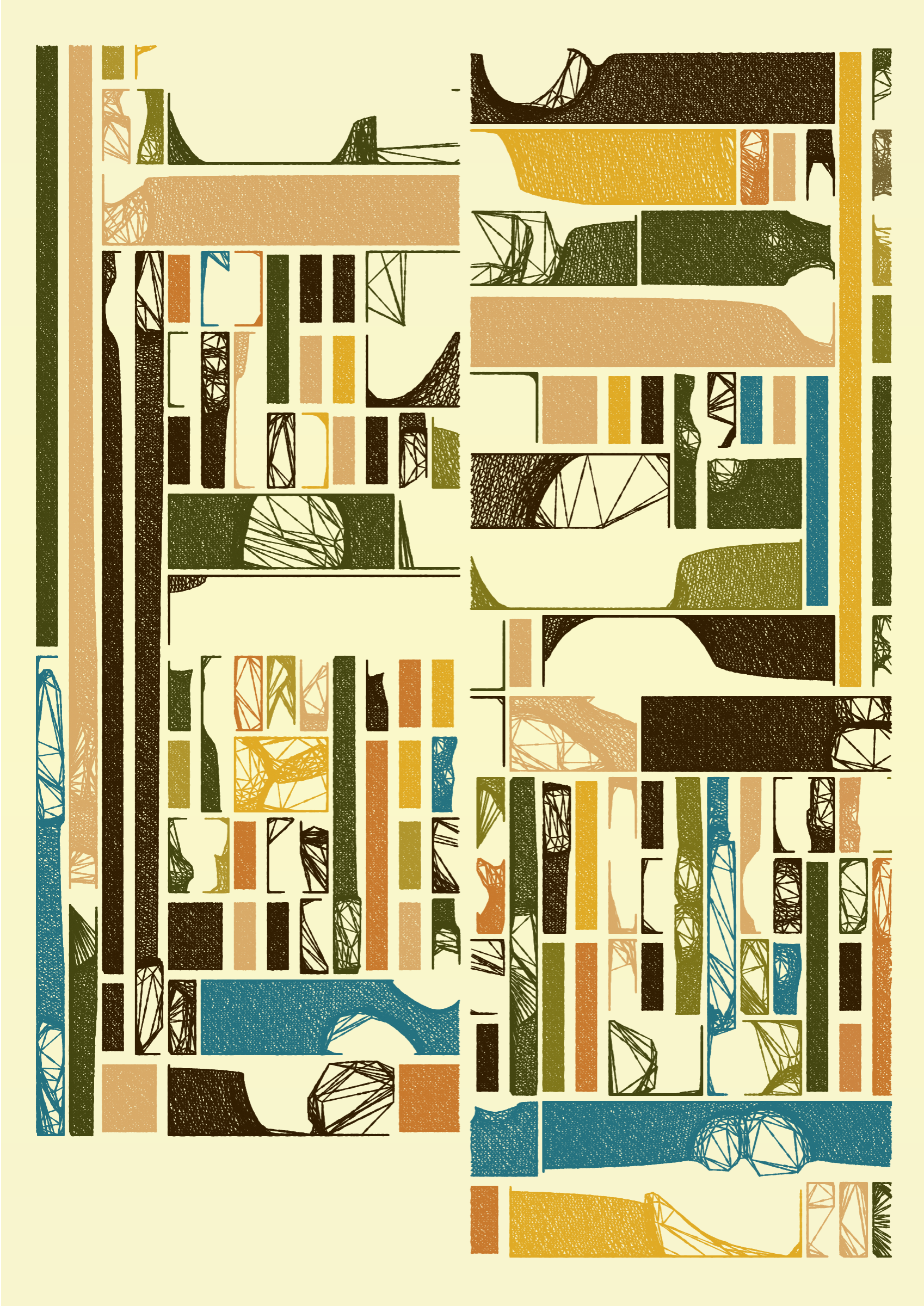 Art Blocks - Art Blocks v2 - Edifice #901 - NFT # 204000901