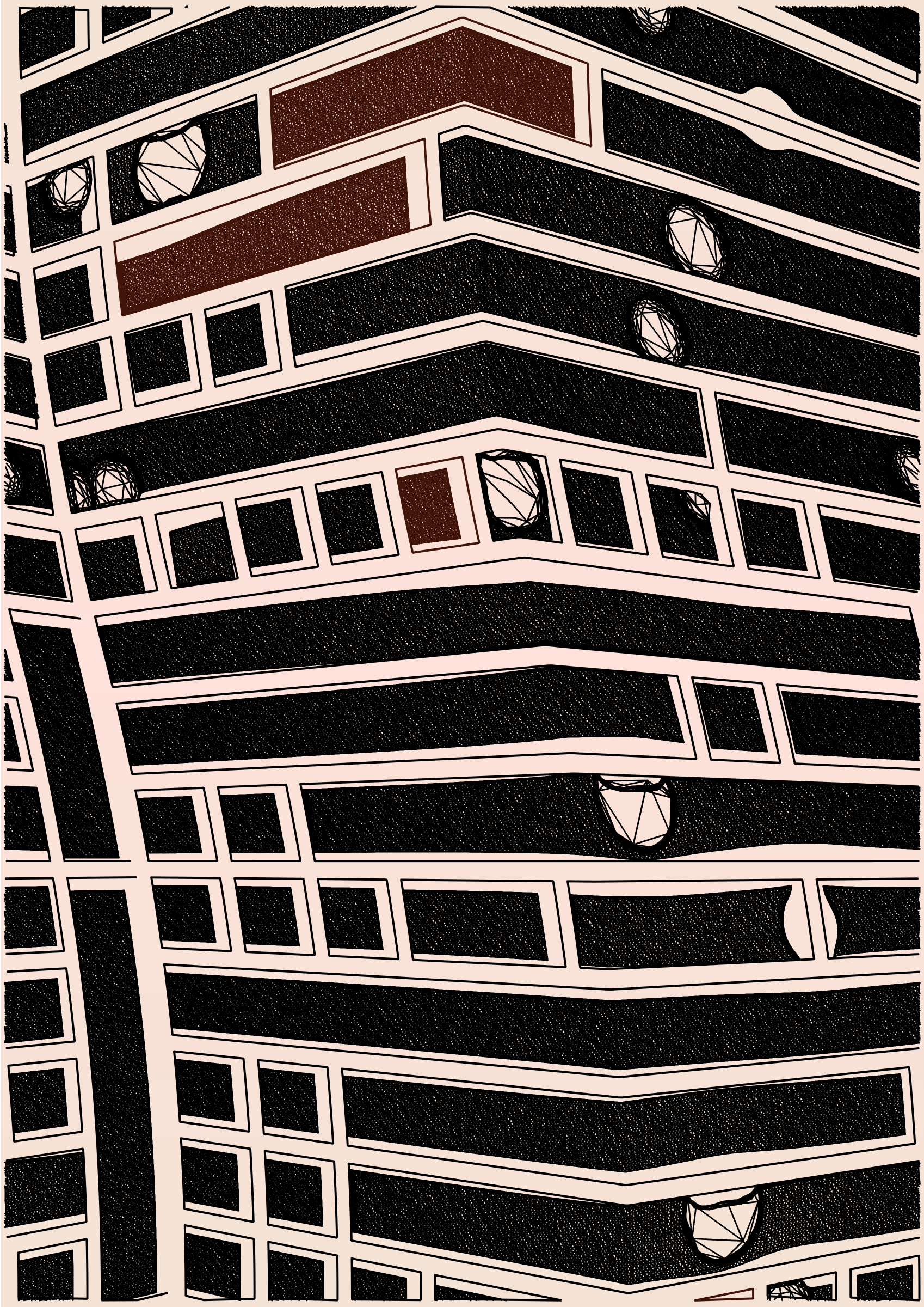 Art Blocks - Art Blocks v2 - Edifice #904 - NFT # 204000904