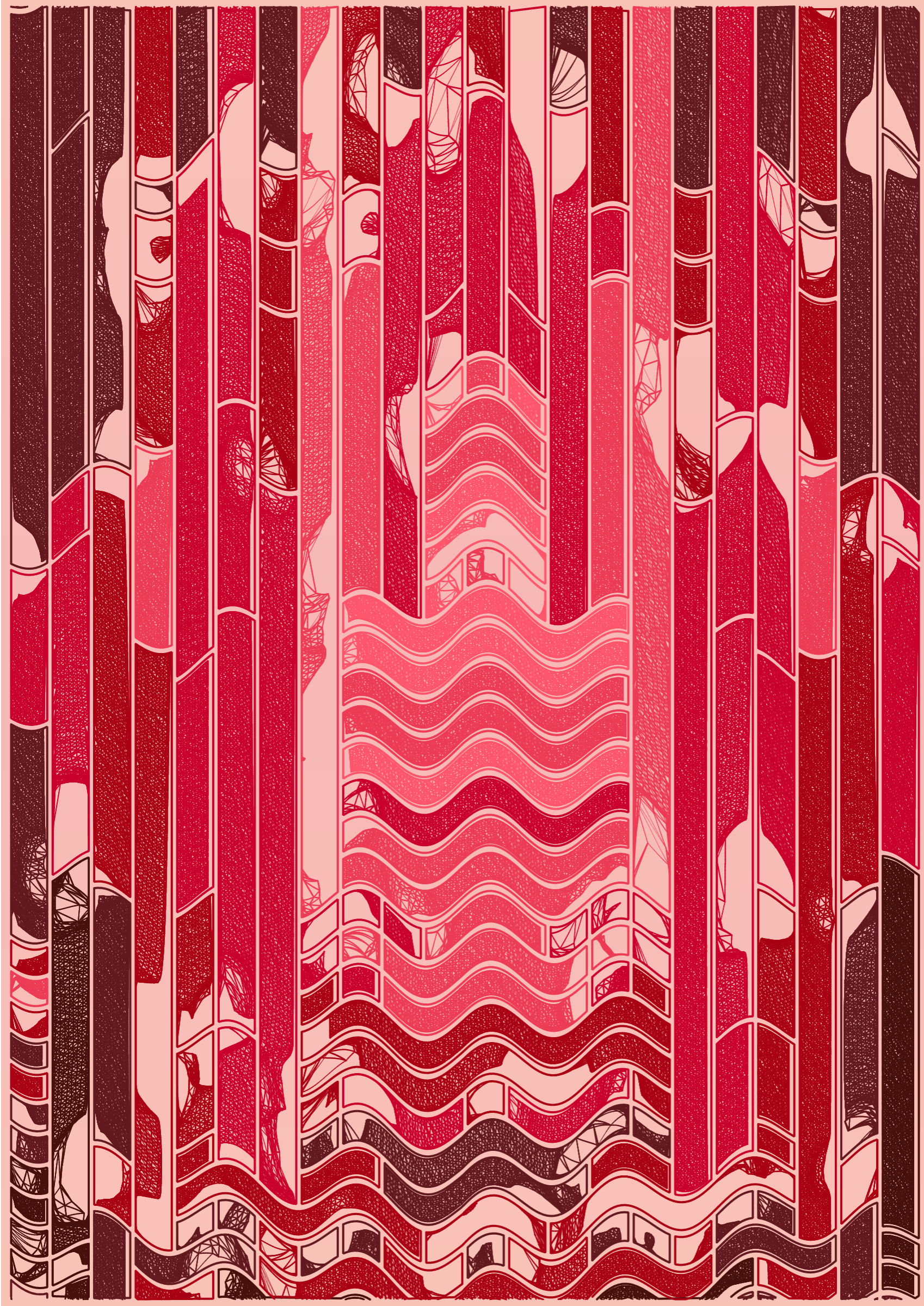 Art Blocks - Art Blocks v2 - Edifice #905 - NFT # 204000905