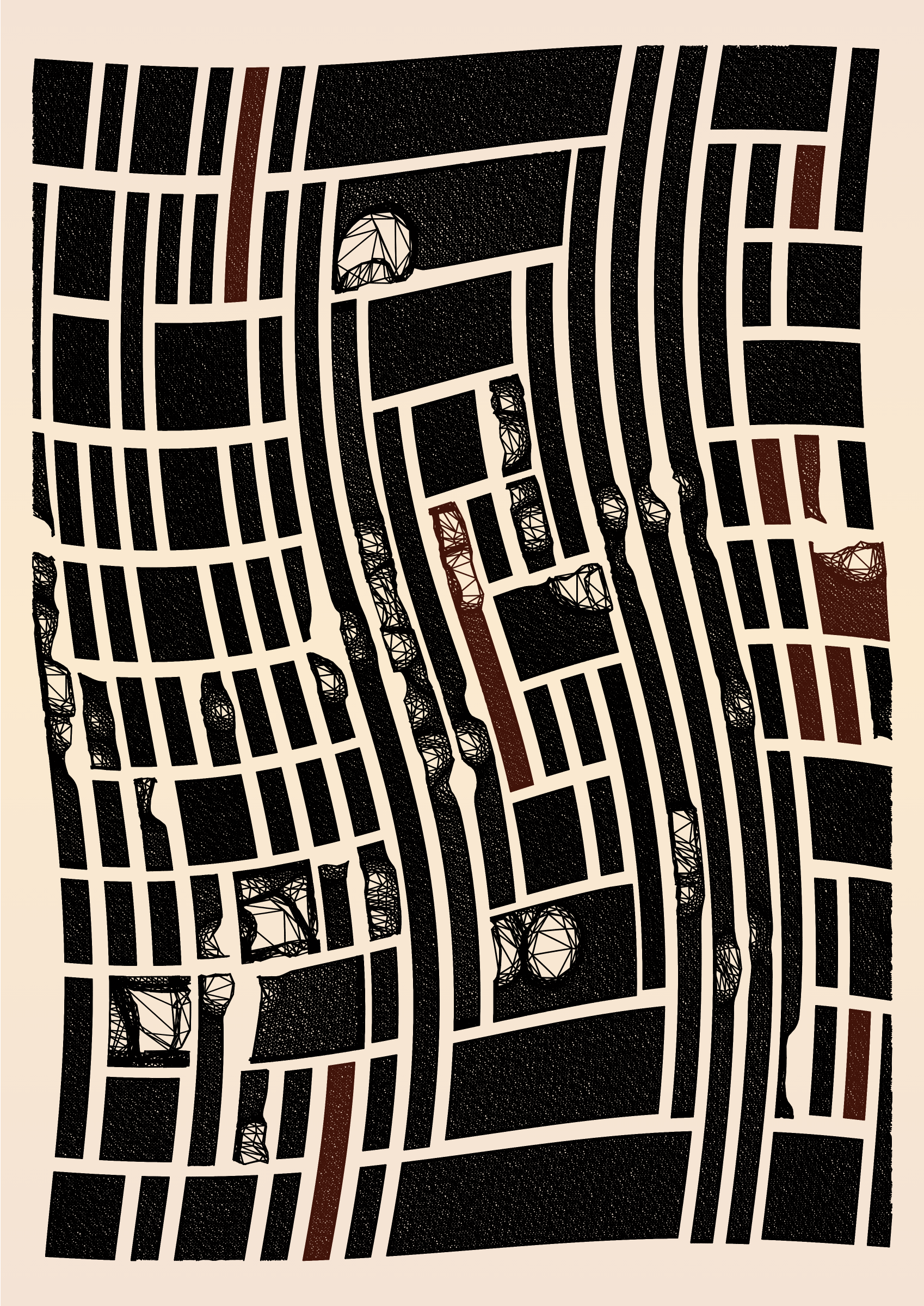 Art Blocks - Art Blocks v2 - Edifice #906 - NFT # 204000906