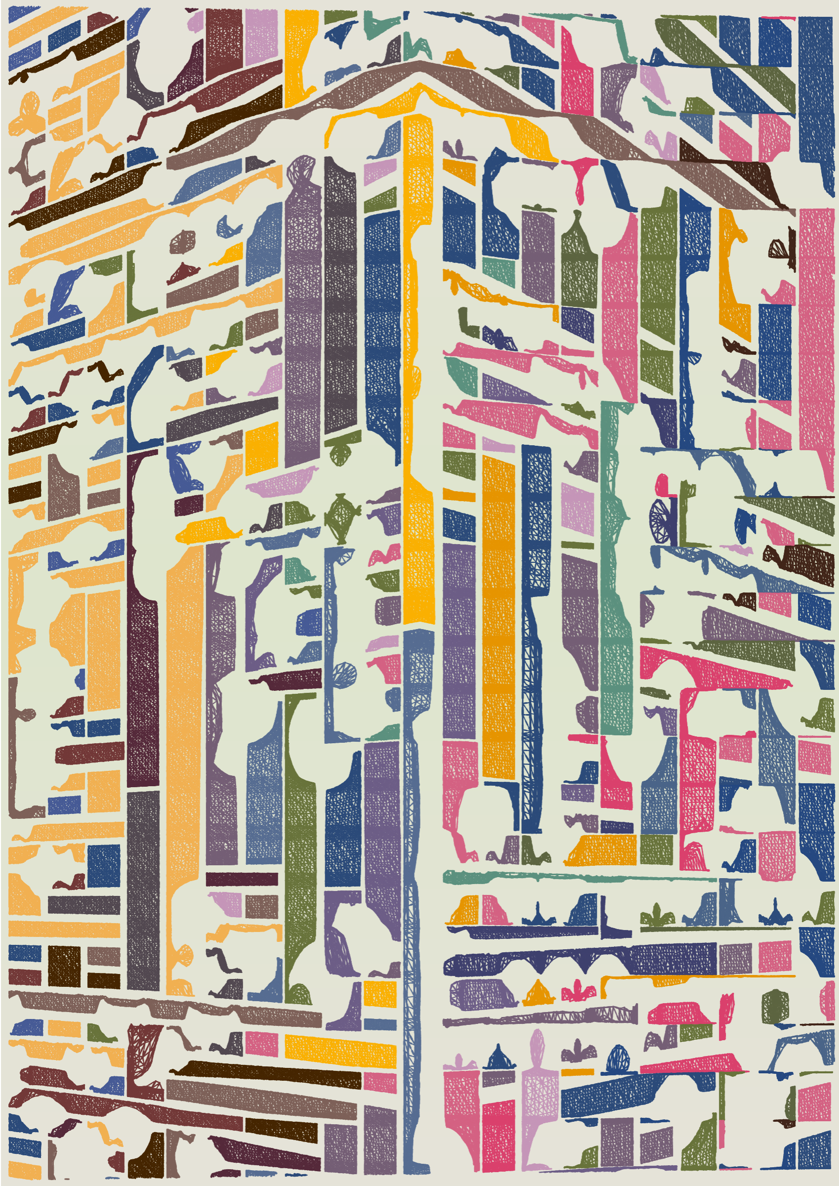 Art Blocks - Art Blocks v2 - Edifice #909 - NFT # 204000909